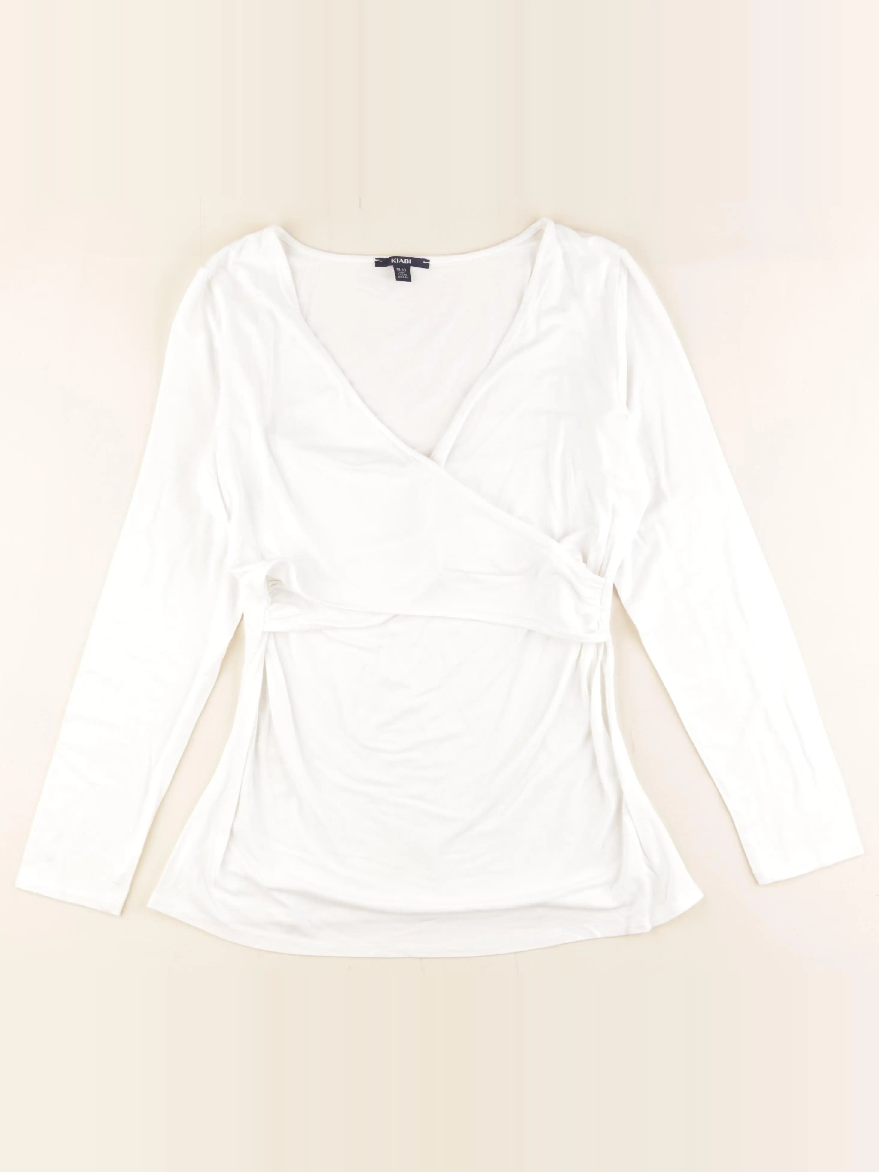 Kiabi - tee-shirt grossesse, allaitement blanc - 38 à 40