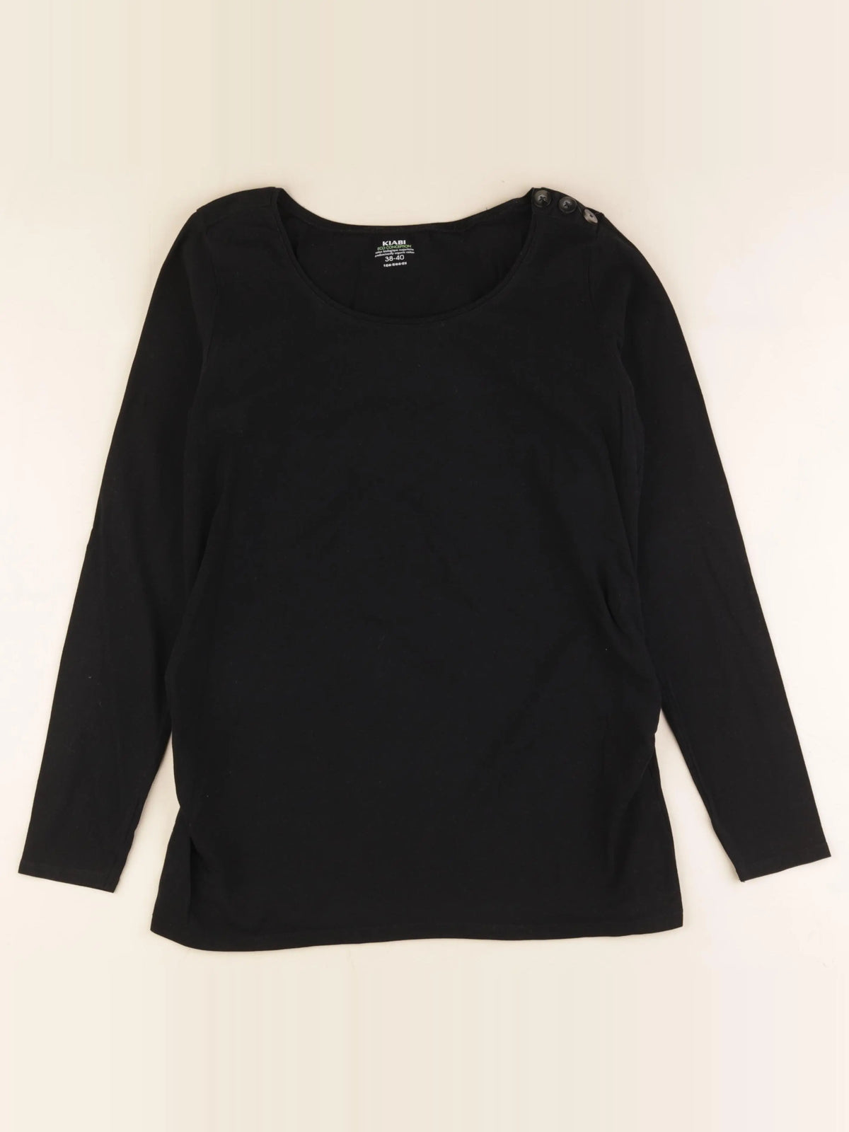 Kiabi - tee-shirt grossesse noir - 38 à 40