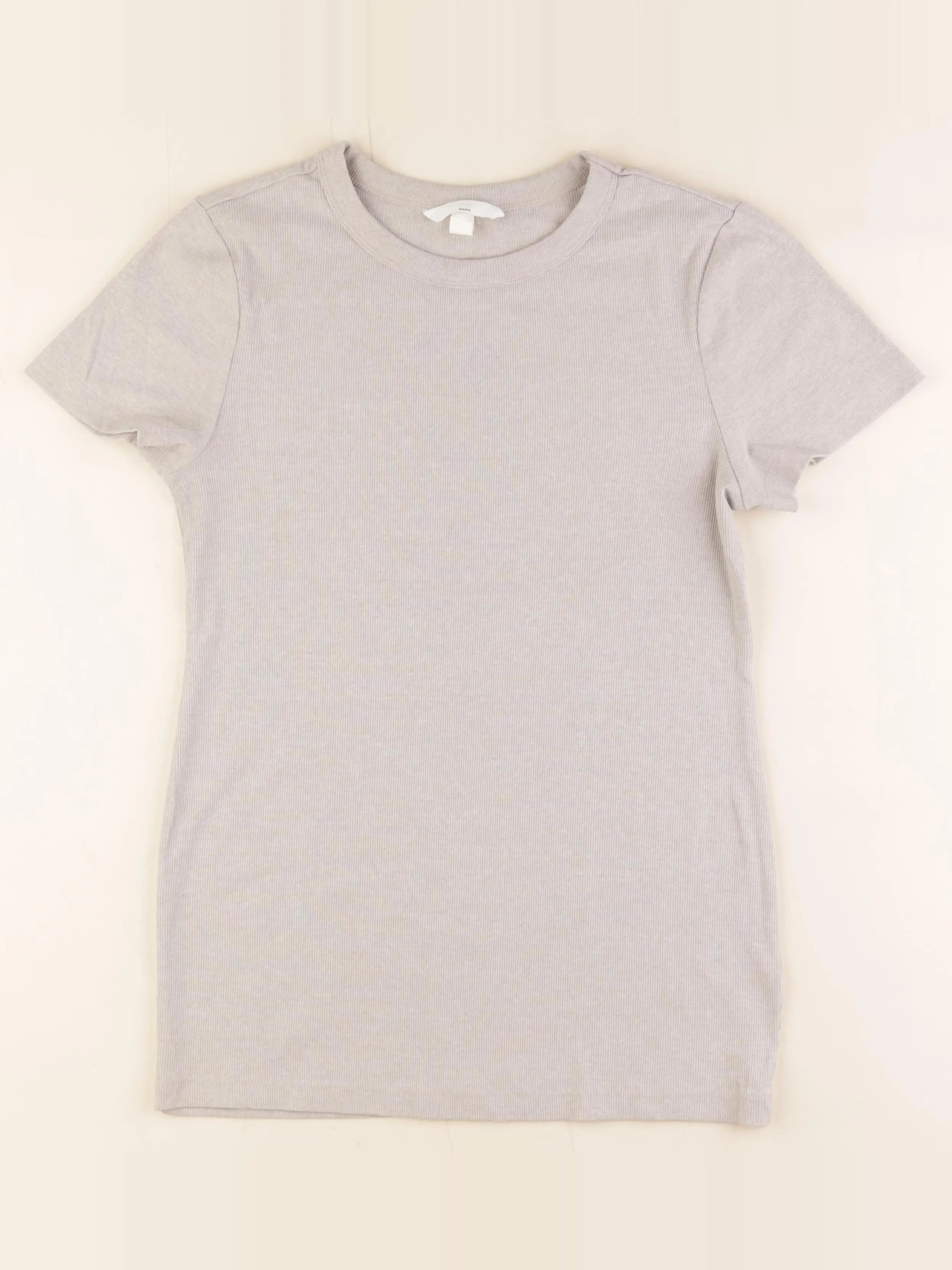 H&M - tee-shirt grossesse taupe - m