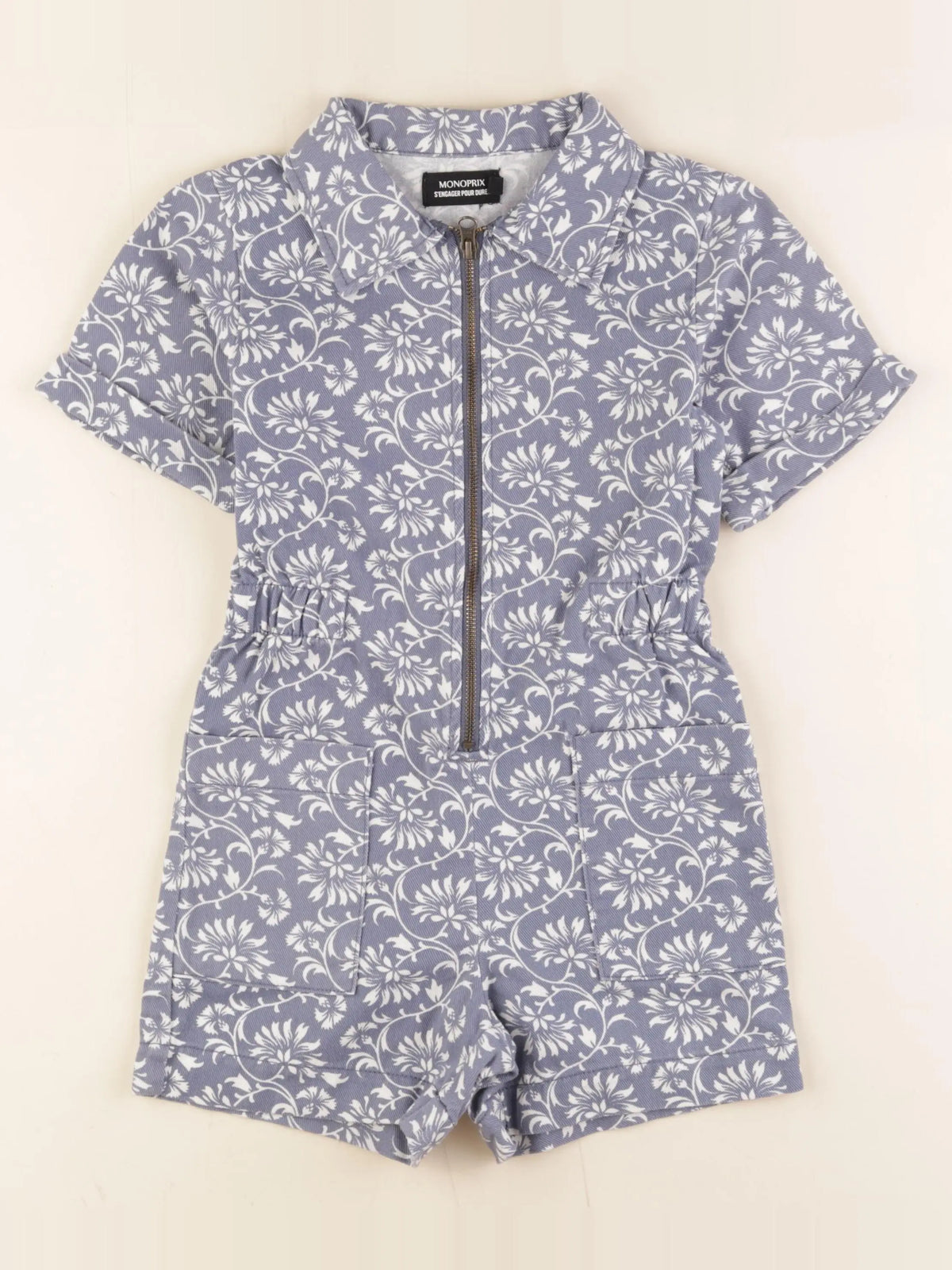 Monoprix - combinaison bleu - 5 ans