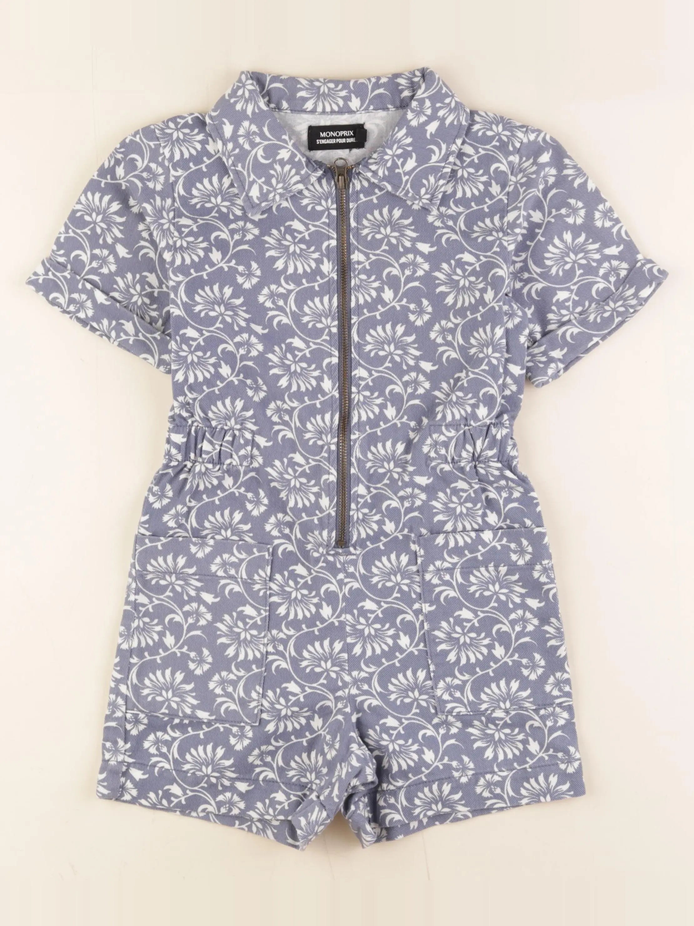 Monoprix - combinaison bleu - 5 ans