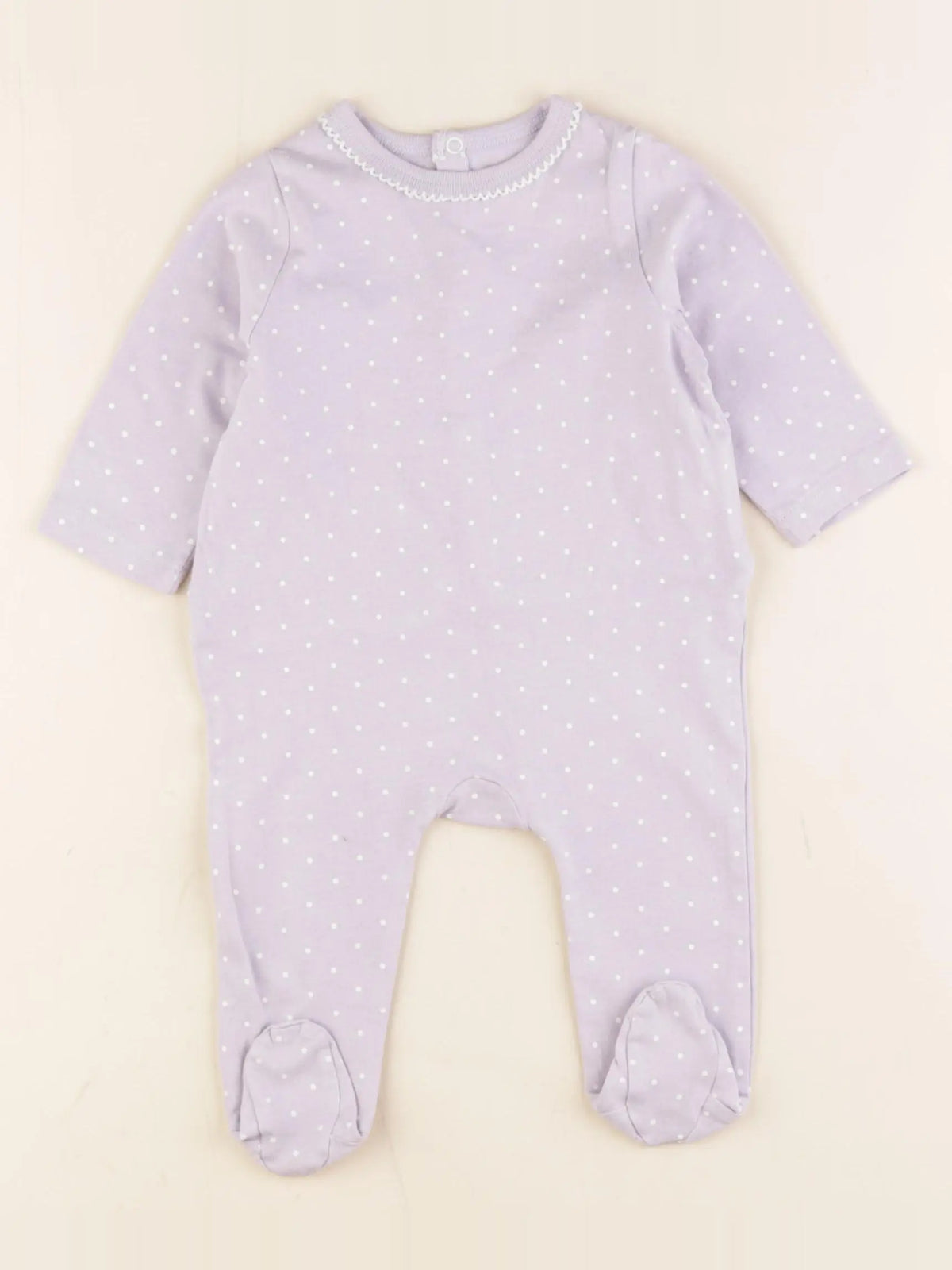 Boutchou - pyjama coton violet - 3 mois