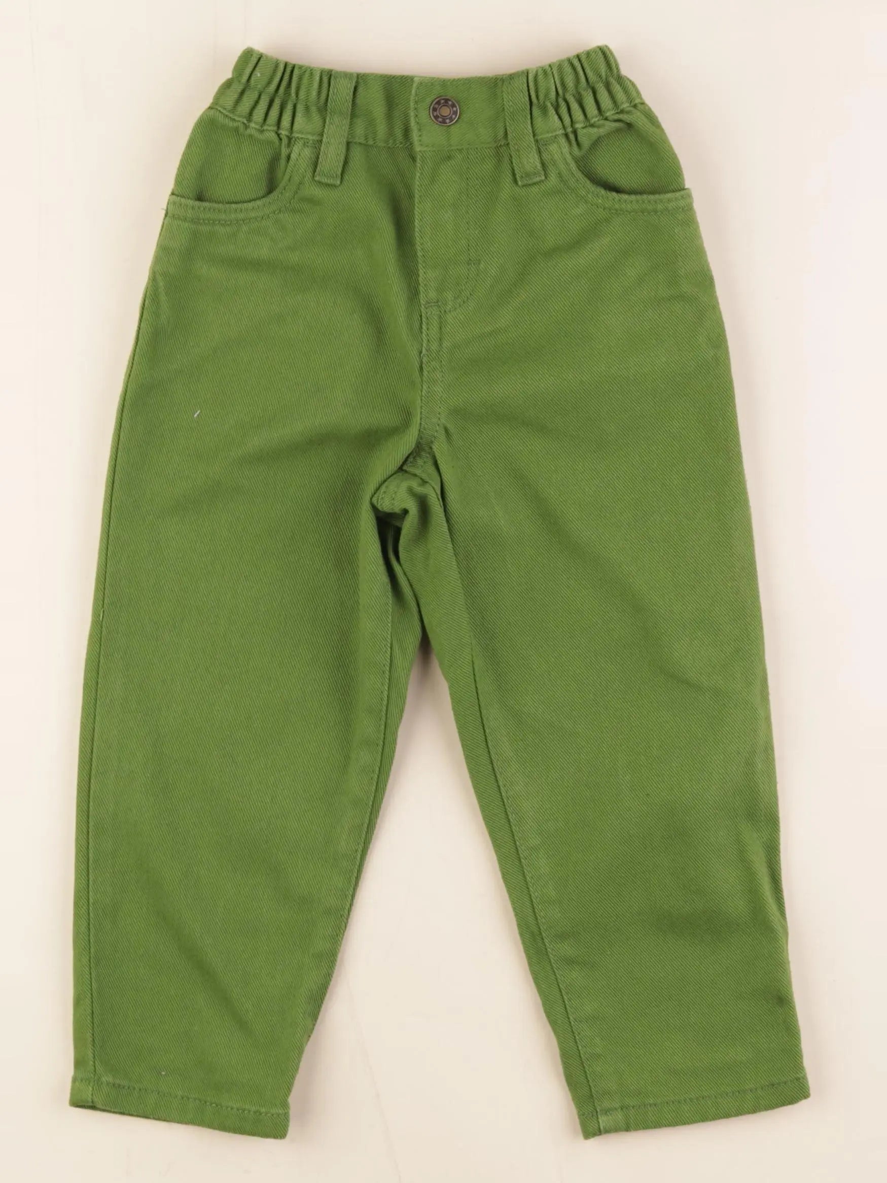 Monoprix - jean vert - 3 ans