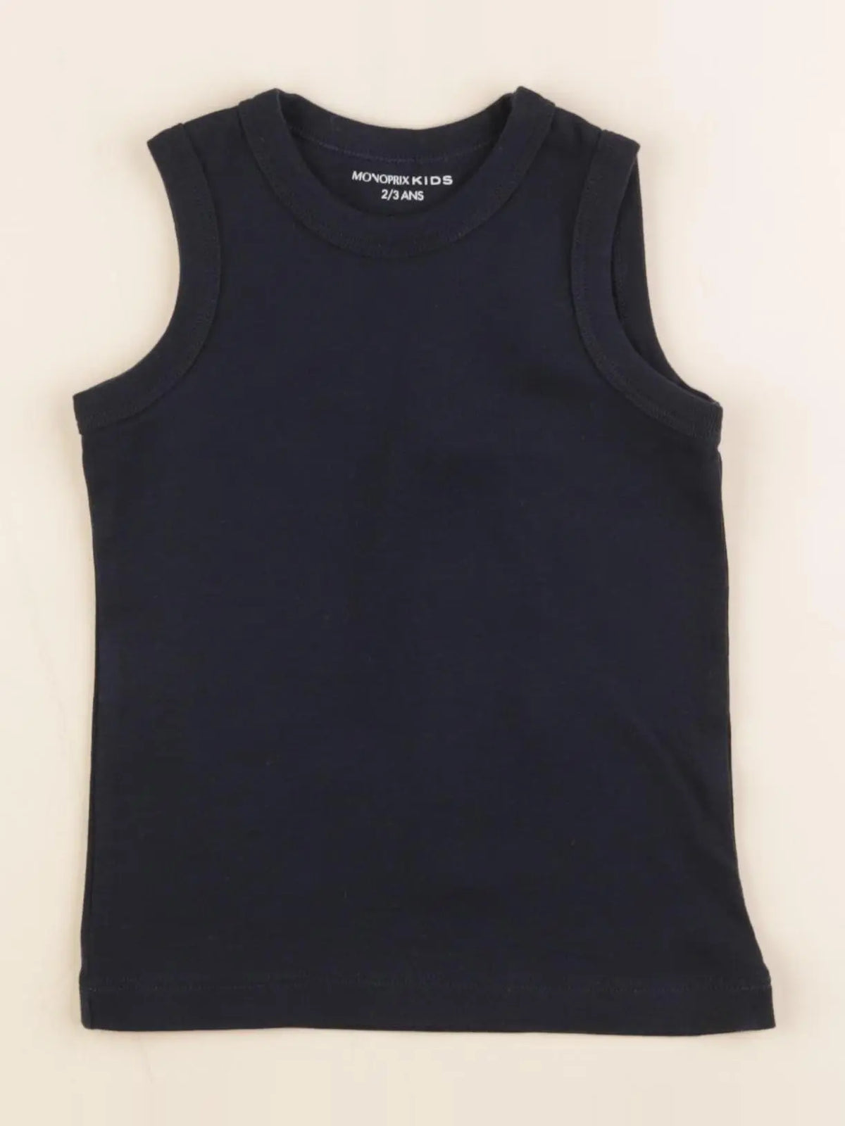 Monoprix - débardeur bleu - 2/3 ans