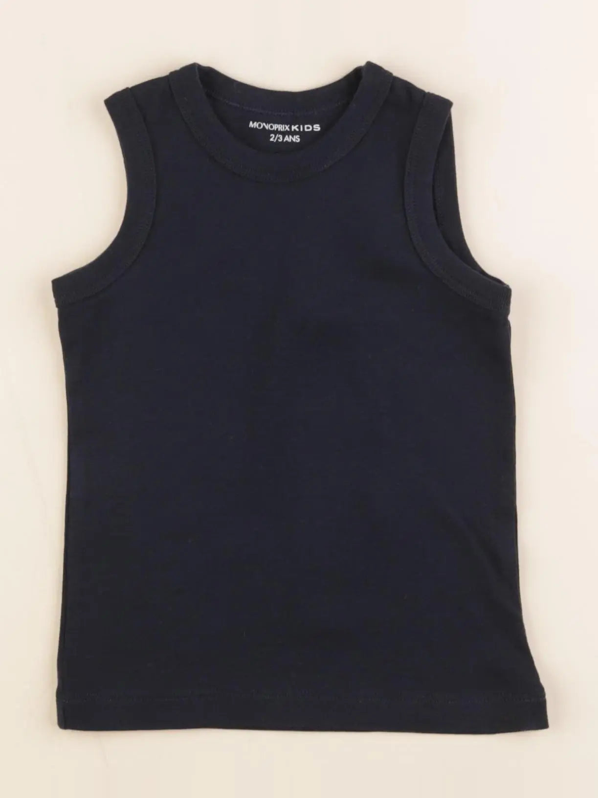 Monoprix - débardeur bleu - 2/3 ans