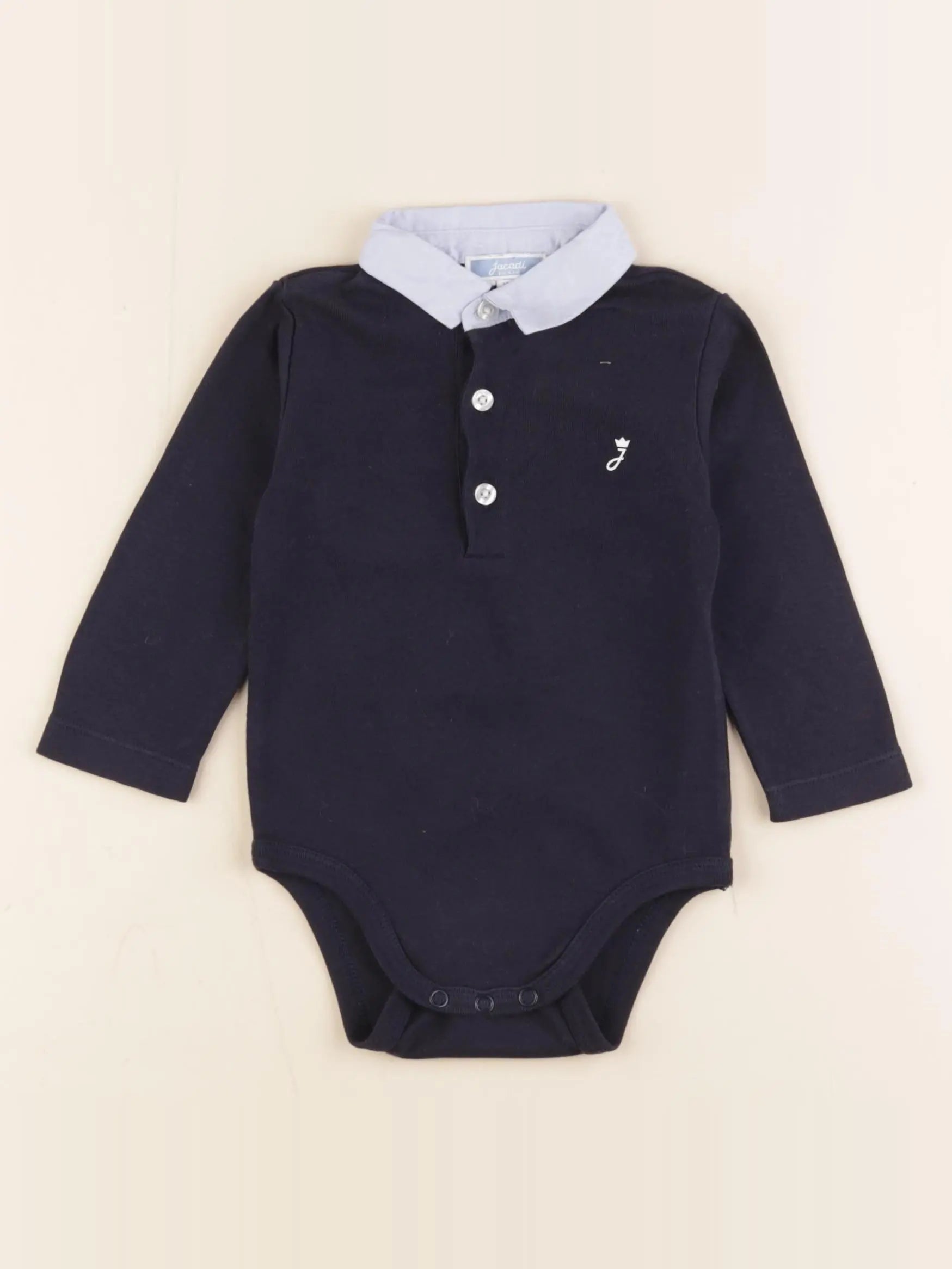 Jacadi - body à col bleu - 12 mois