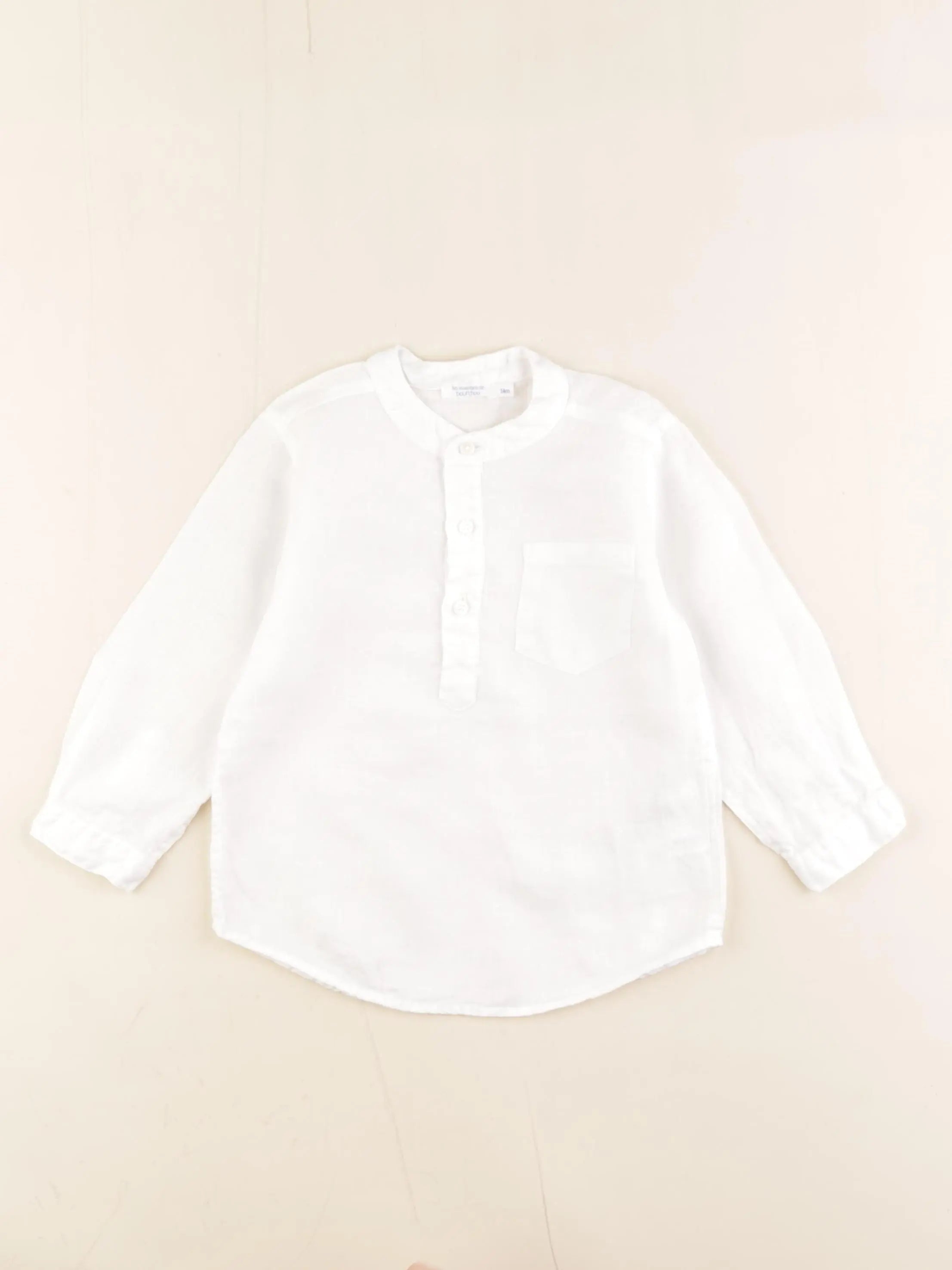 Boutchou - chemise blanc - 24 mois