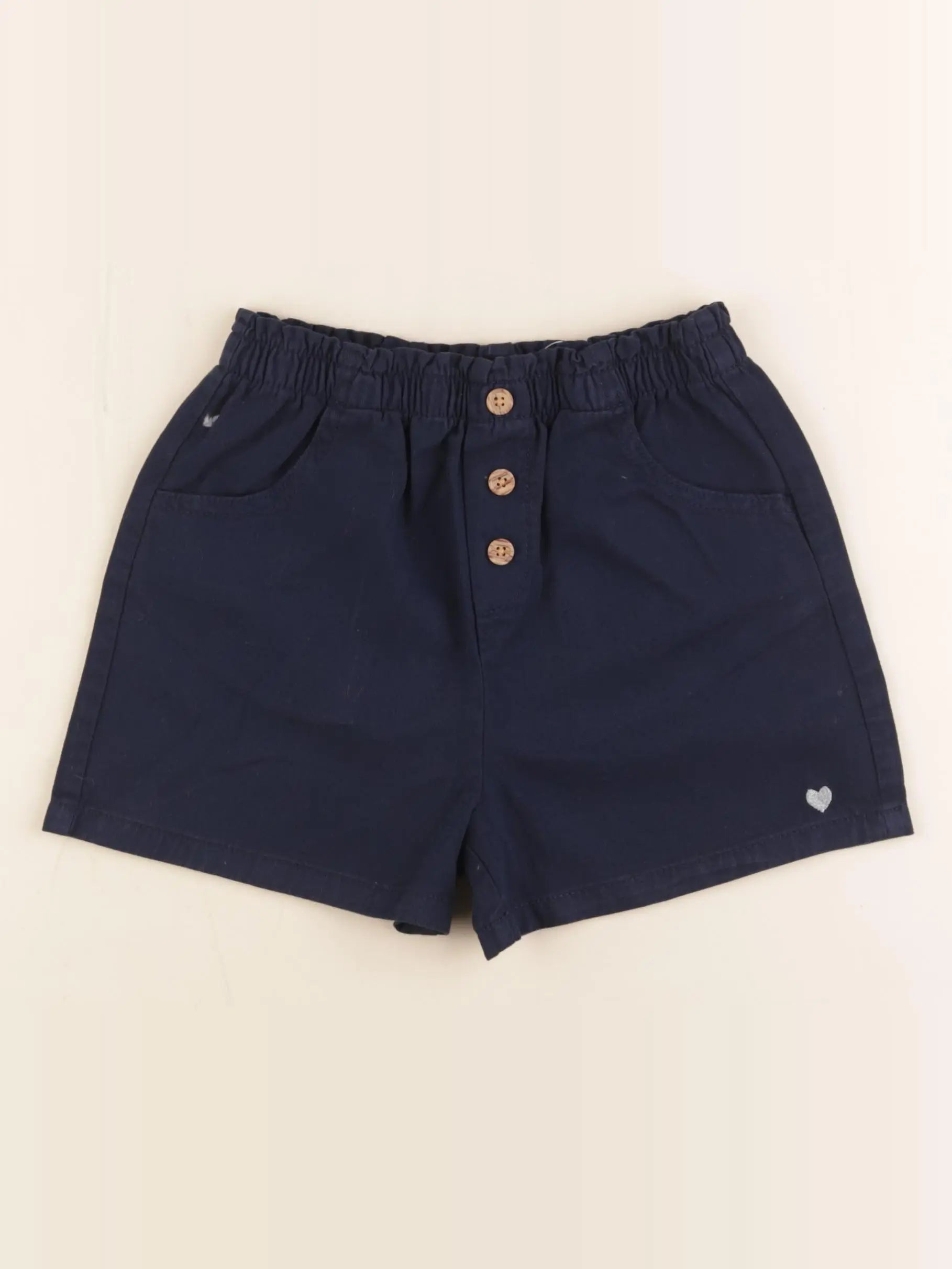Vertbaudet - short bleu - 7 ans