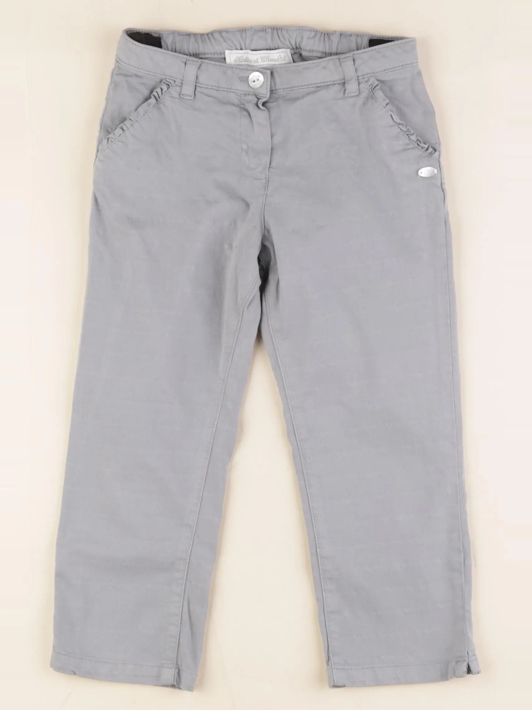 Tartine & Chocolat - pantalon bleu, gris - 5 ans