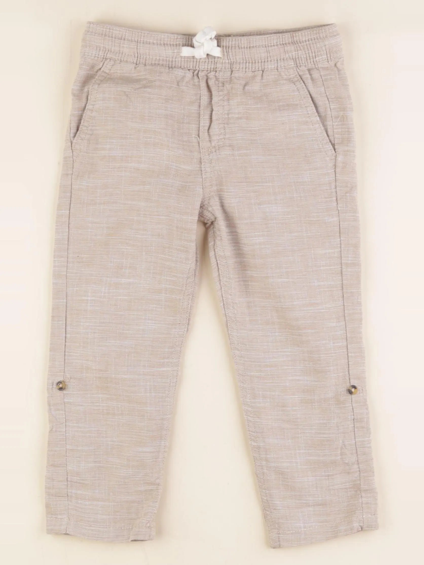 Vertbaudet - pantalon beige - 3 ans