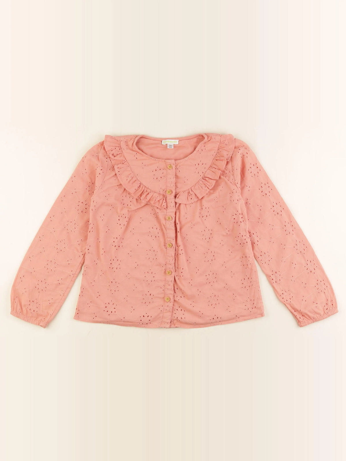 Vertbaudet - blouse orange - 9 ans
