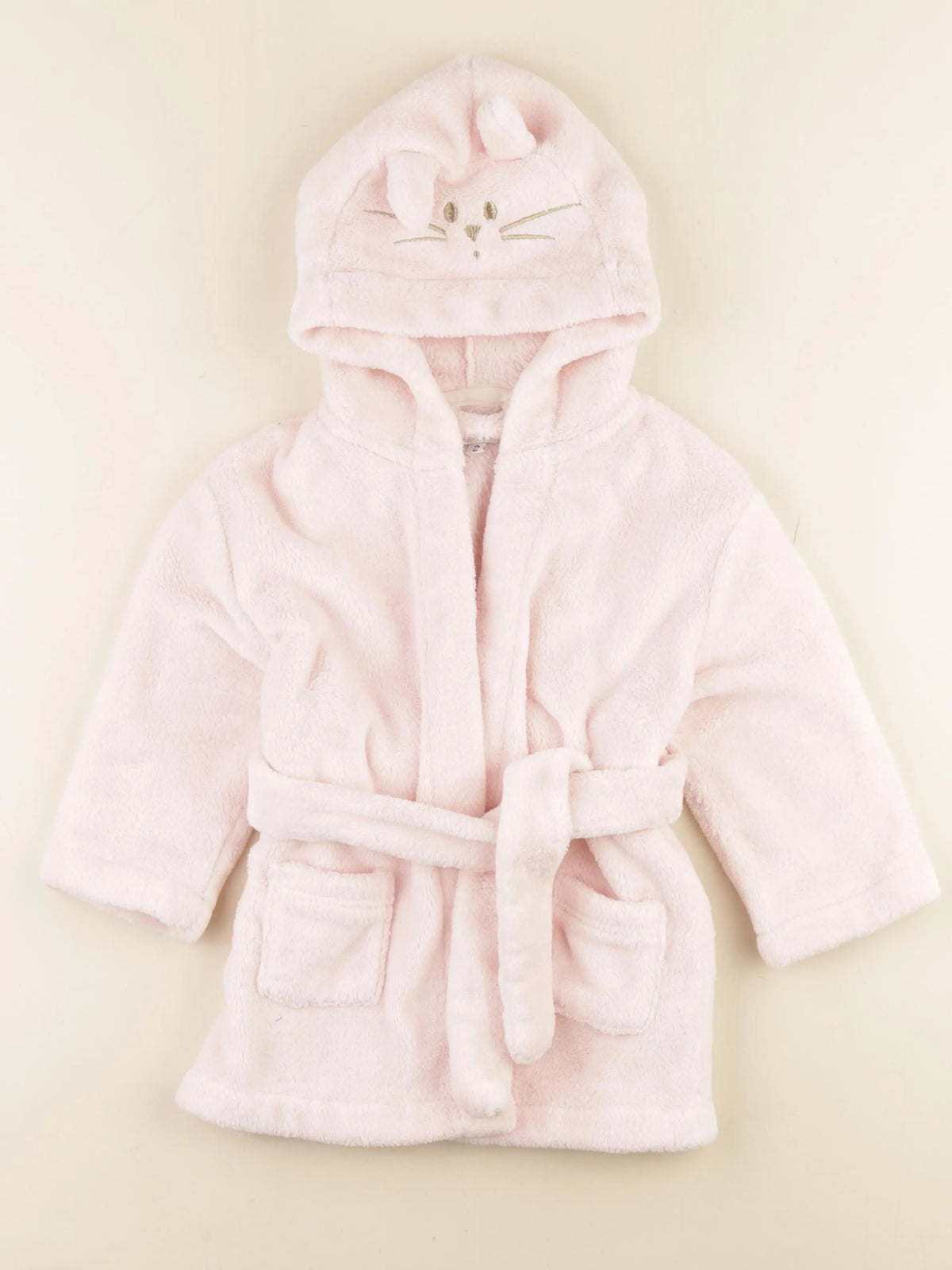 Cyrillus - robe de chambre rose - 2 ans