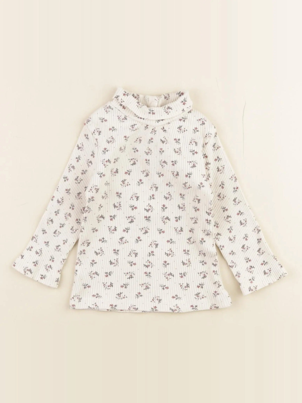 Vertbaudet - sous-pull beige - 12 mois