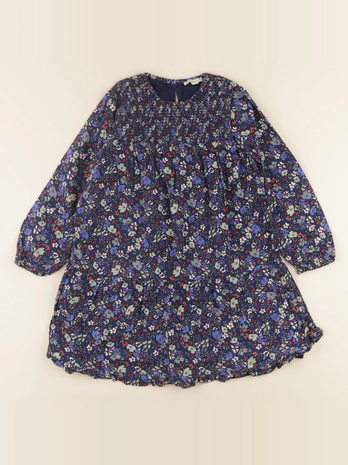 Vertbaudet - robe multicolore - 7 ans