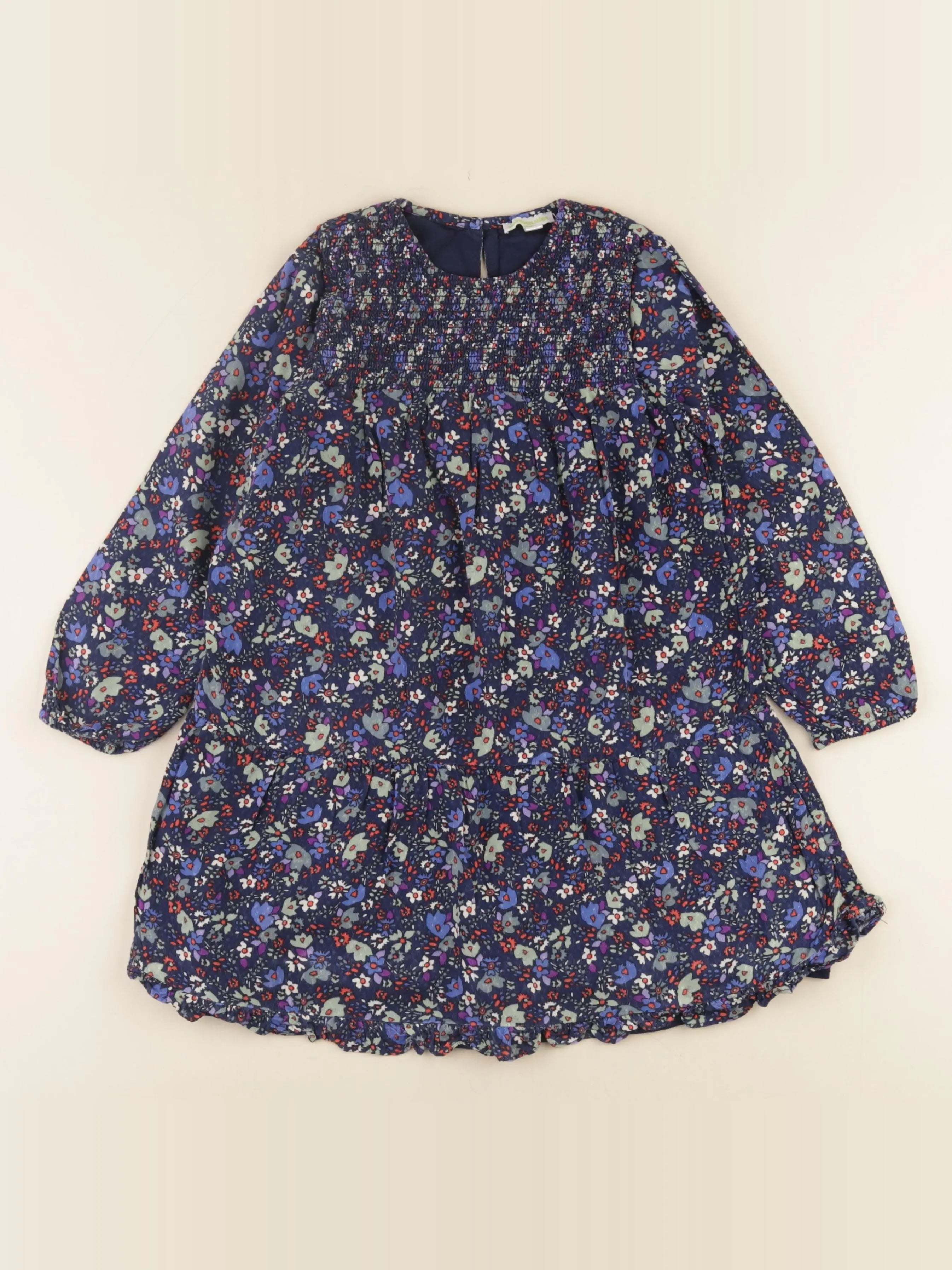 Vertbaudet - robe multicolore - 7 ans