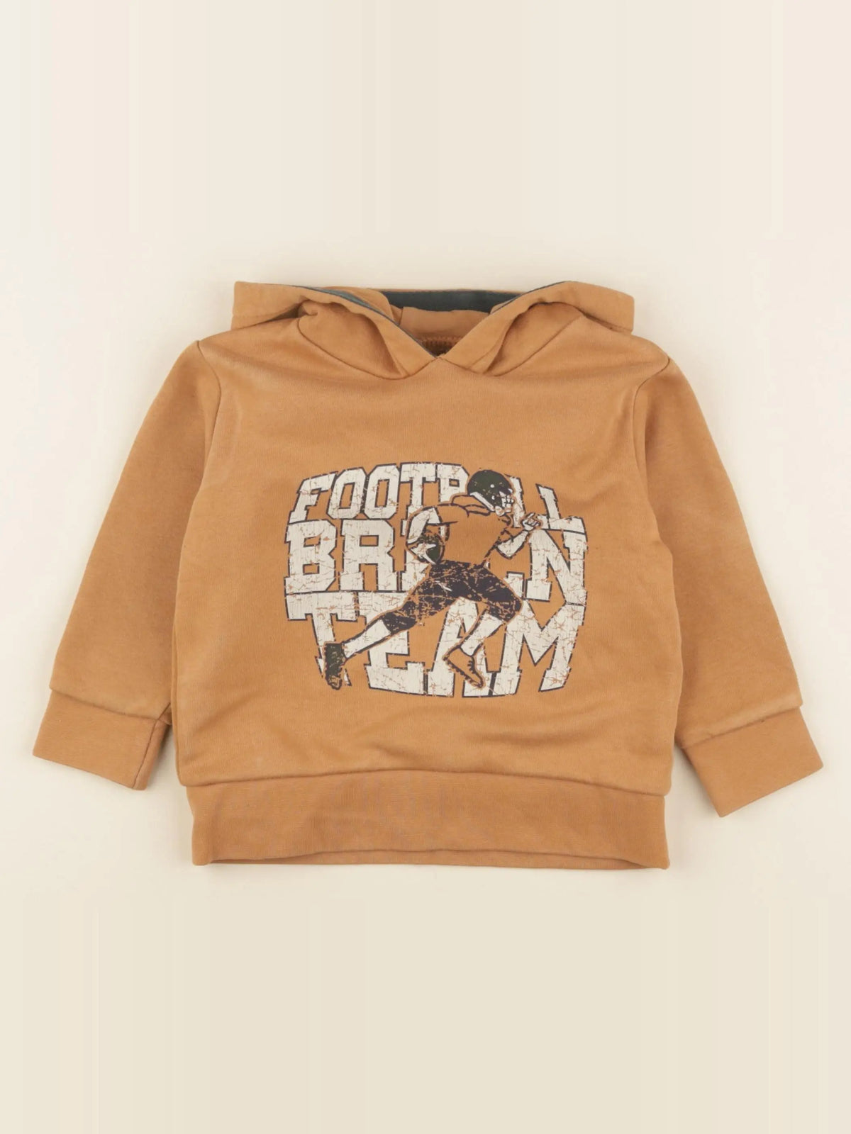 Vertbaudet - sweat orange - 3 ans