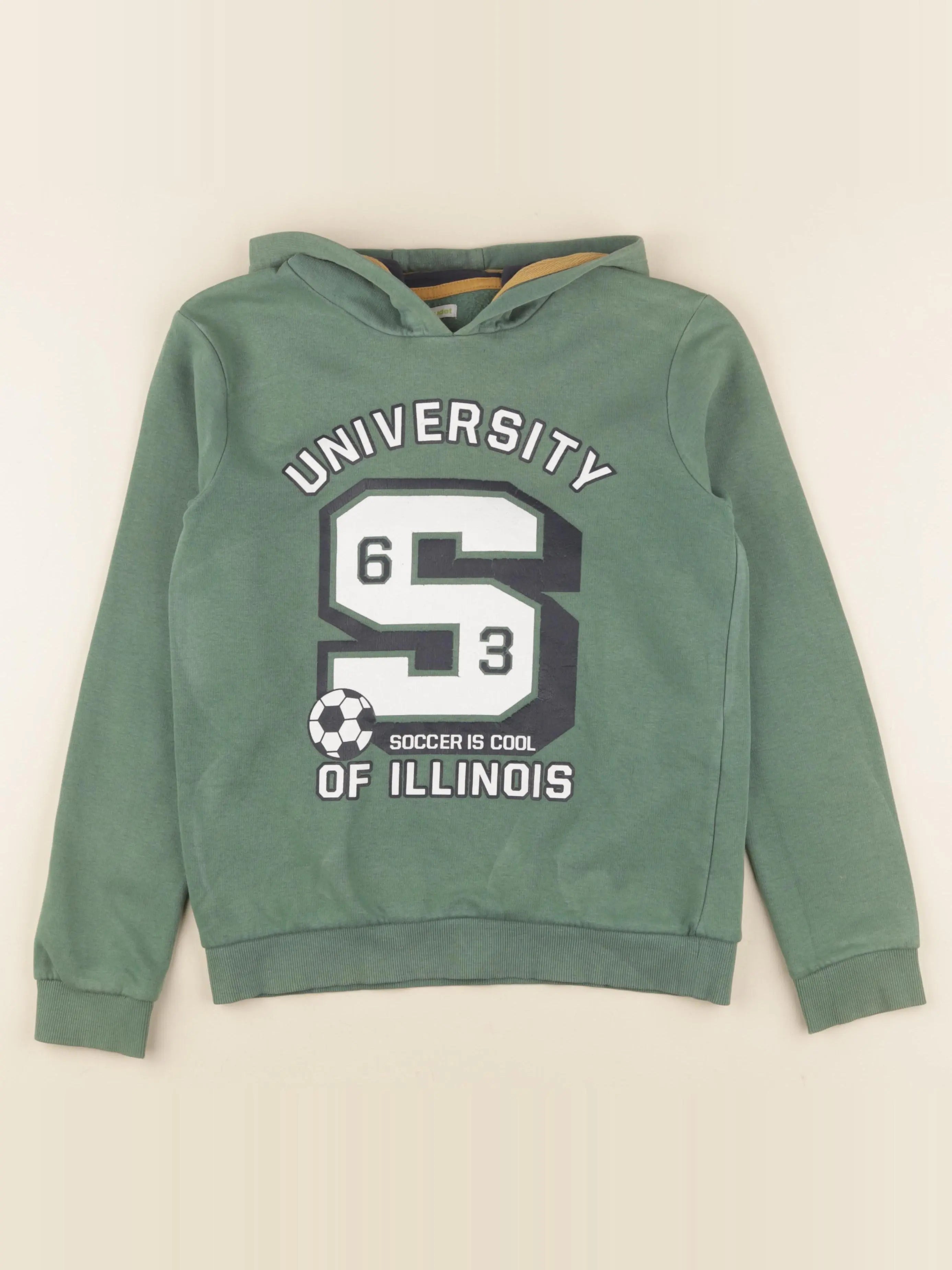 Vertbaudet - sweat vert - 12 ans