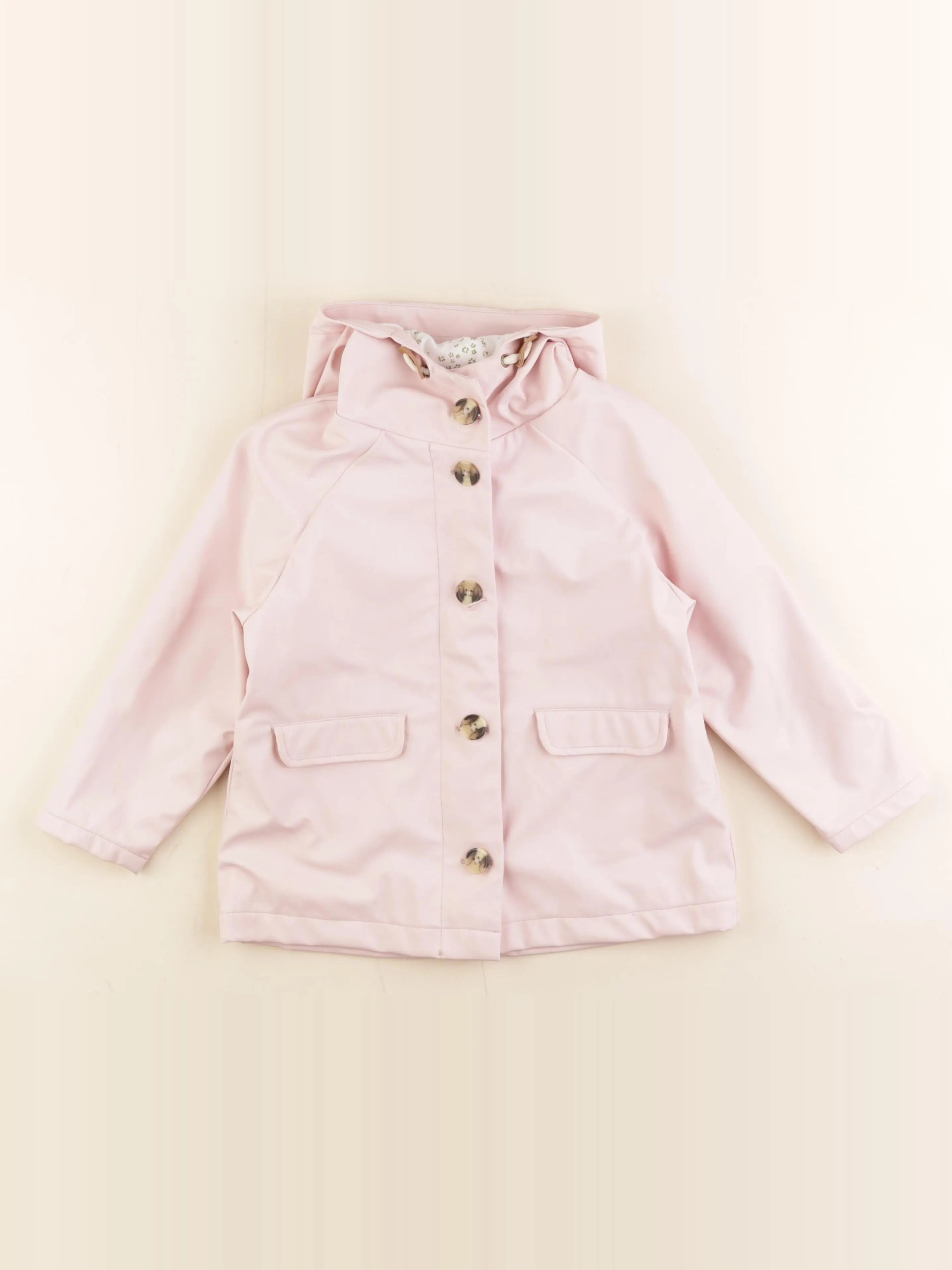 Cyrillus - imperméable rose - 4 ans