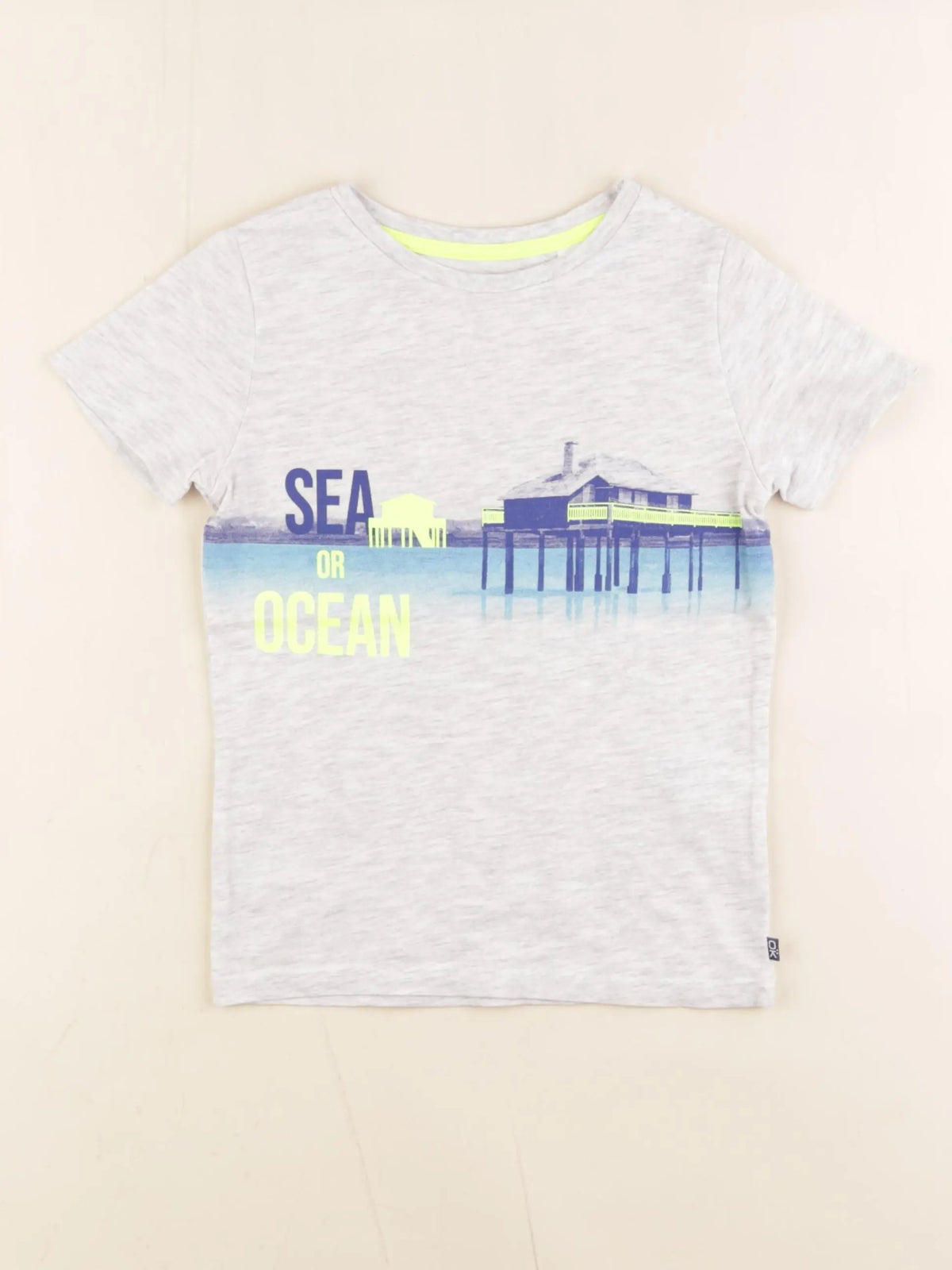 Okaidi - tee-shirt gris - 4 ans