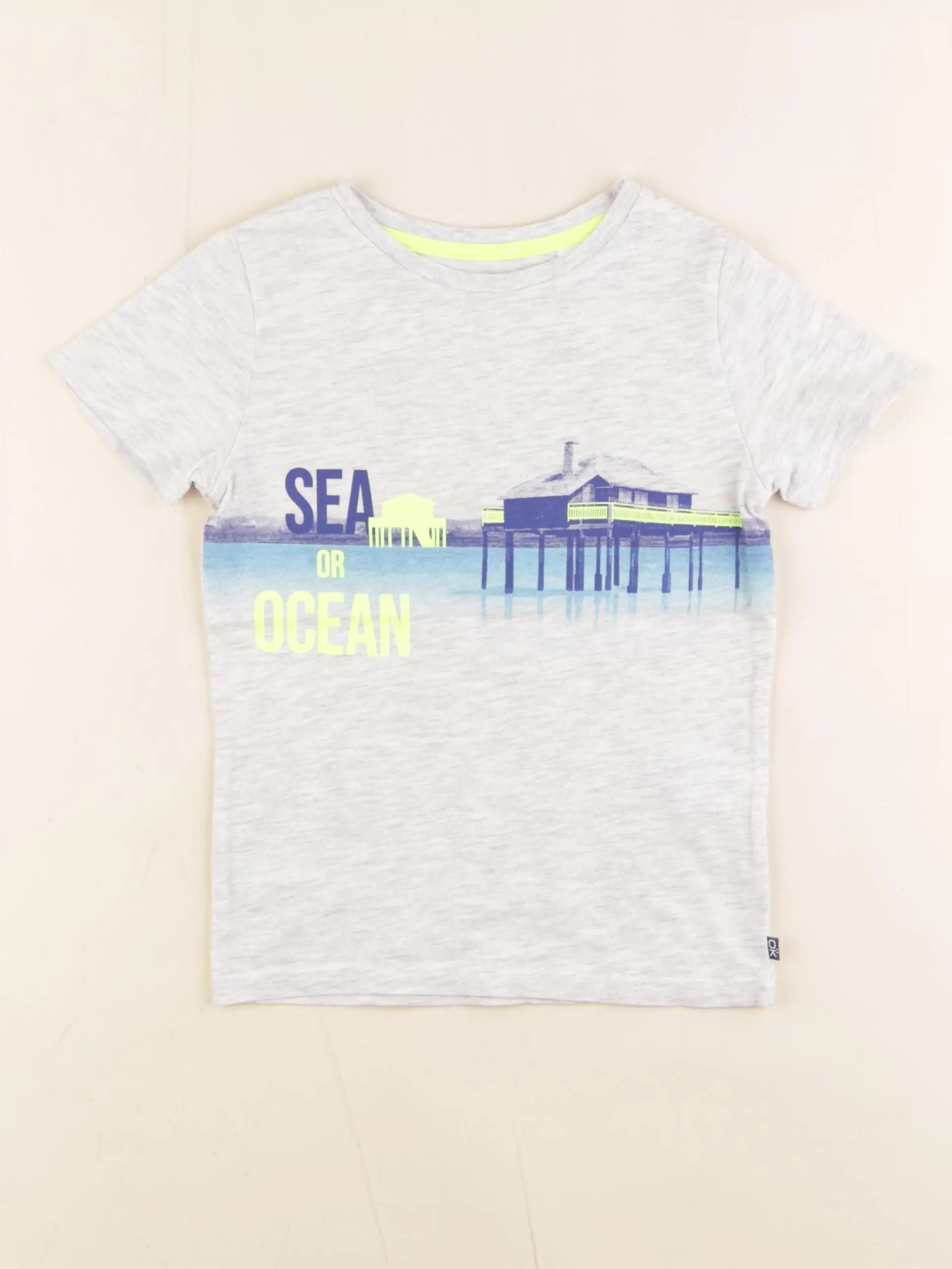 Okaidi - tee-shirt gris - 4 ans