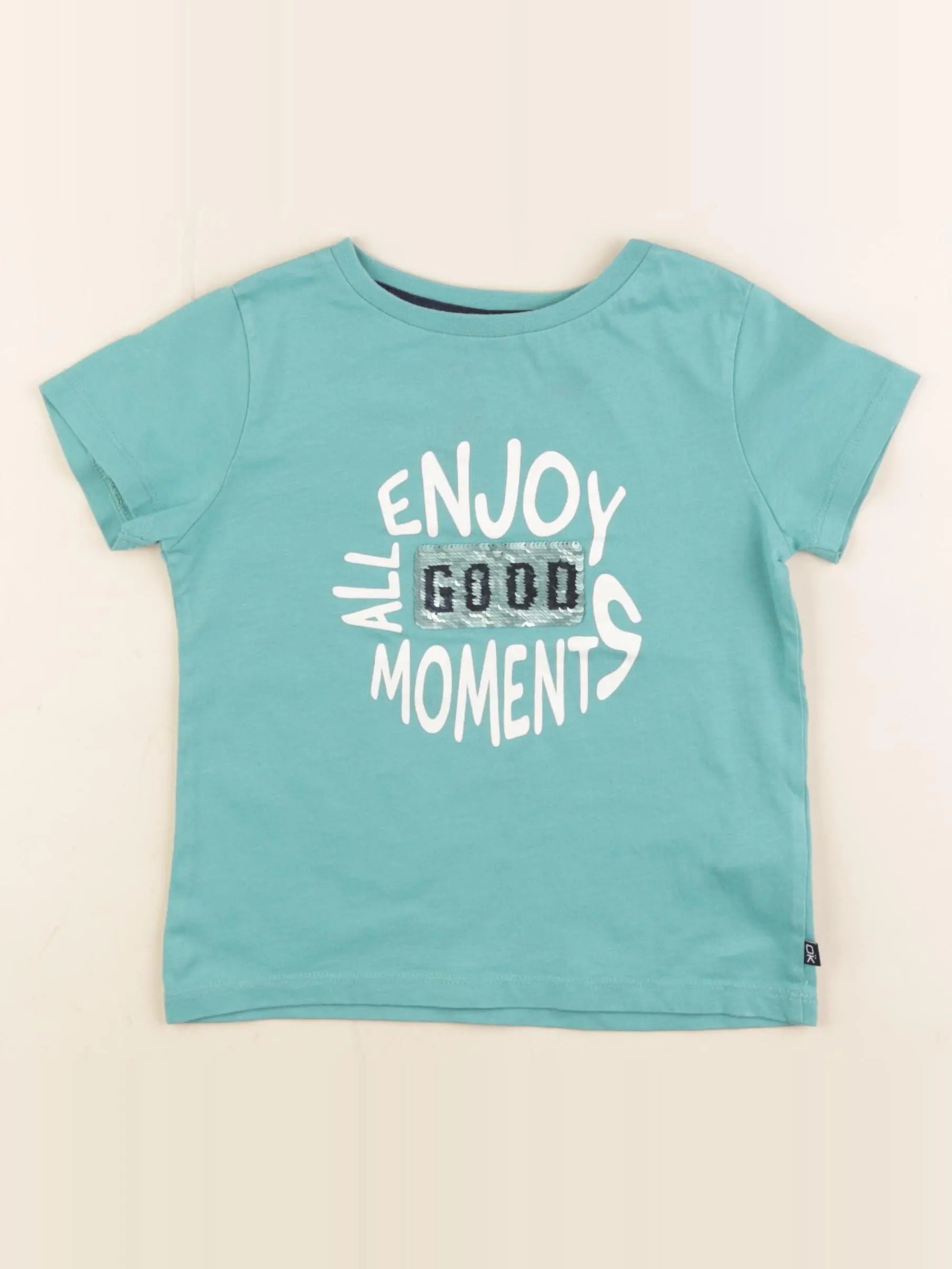 Okaidi - tee-shirt bleu - 4 ans