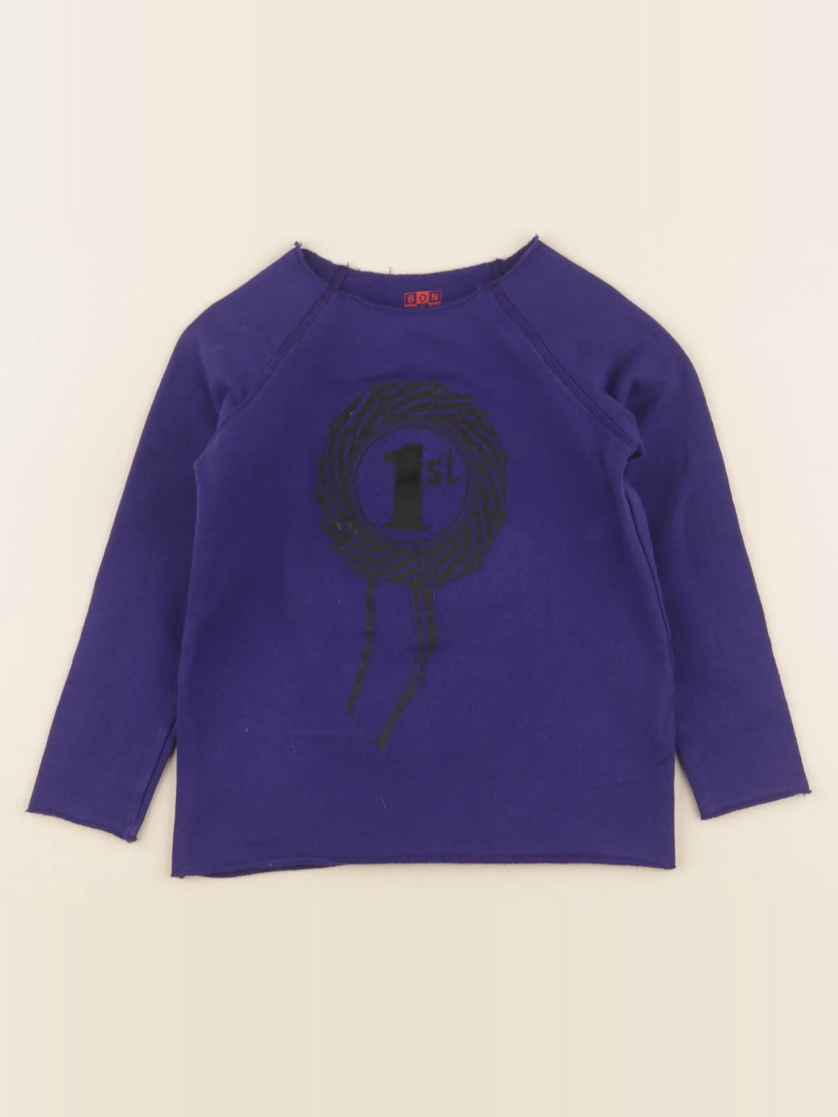 Bonton - tee-shirt bleu - 4 ans