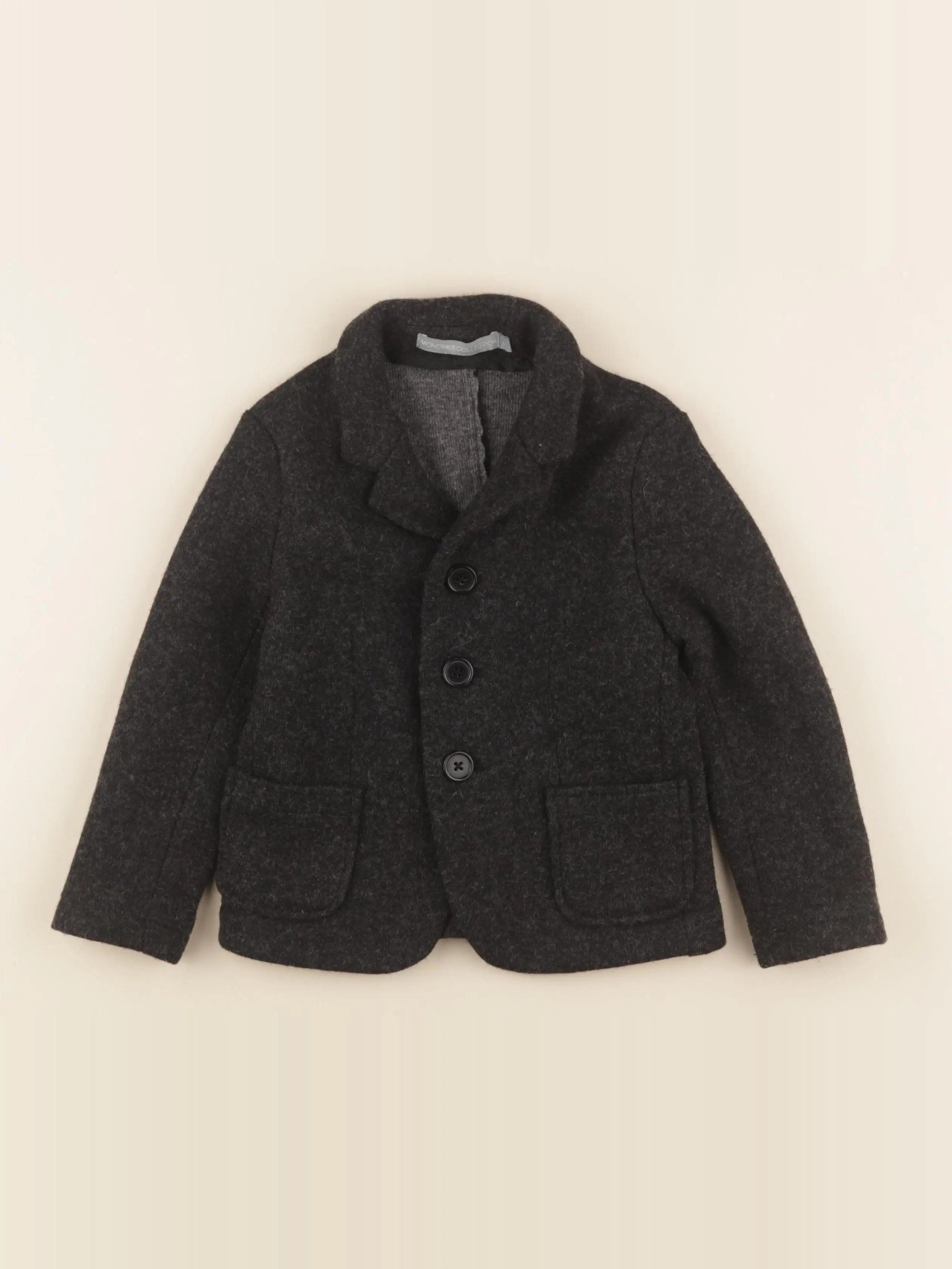 Monoprix - veste gris - 4 ans