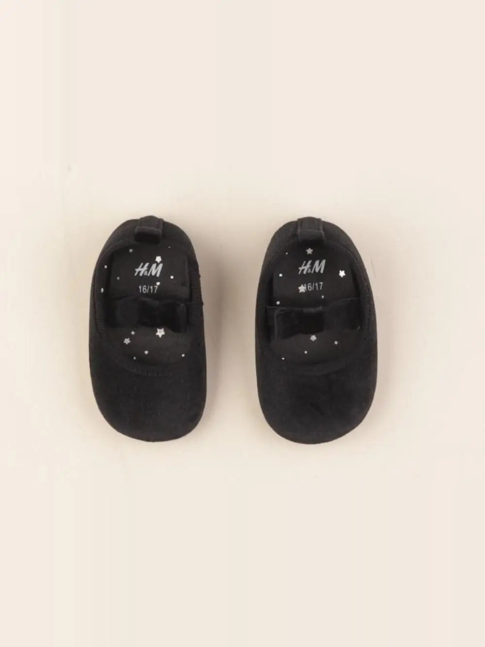 H&M - chaussons noir - pointure 16/17