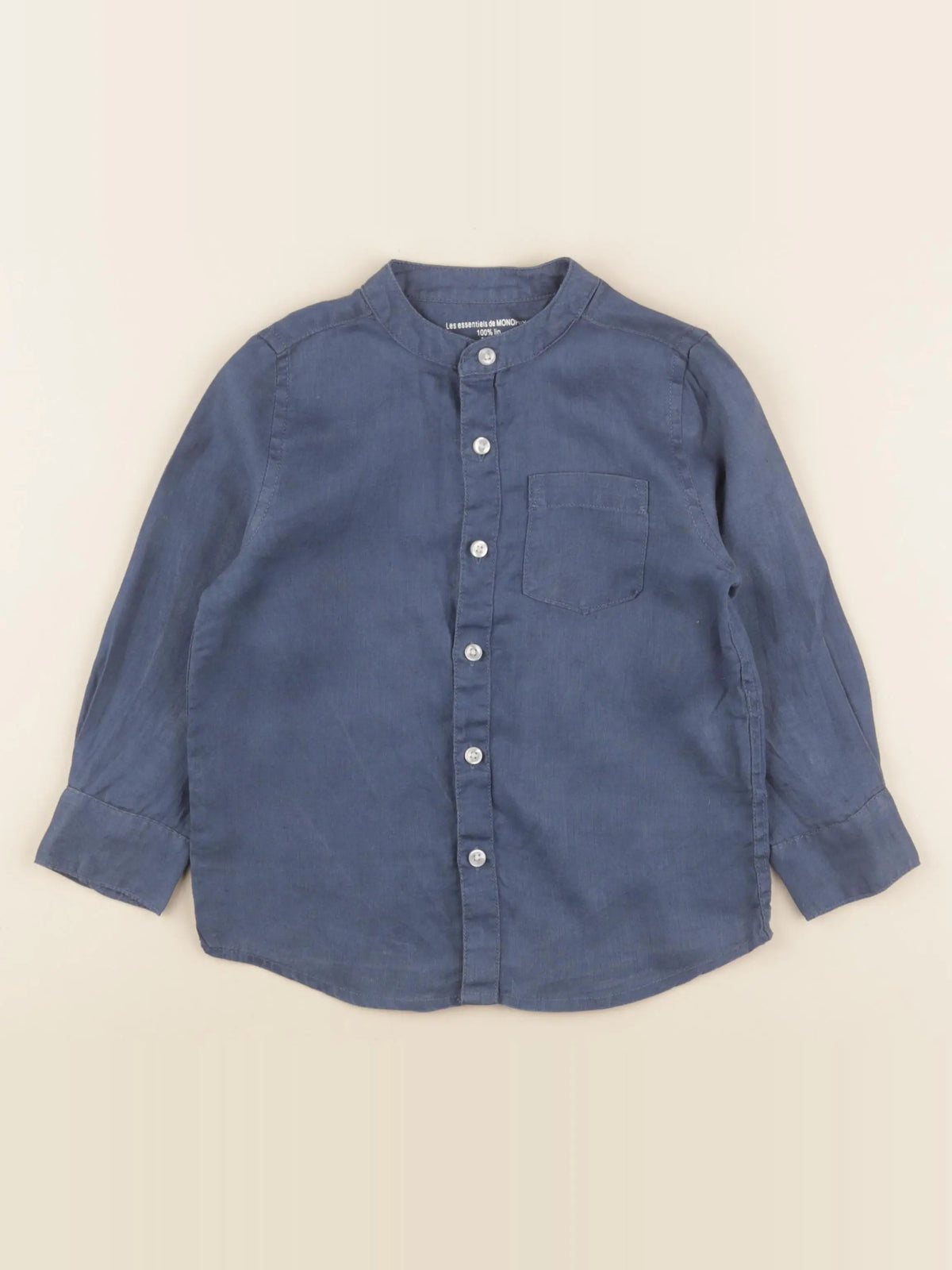 Monoprix - chemise bleu - 3 ans