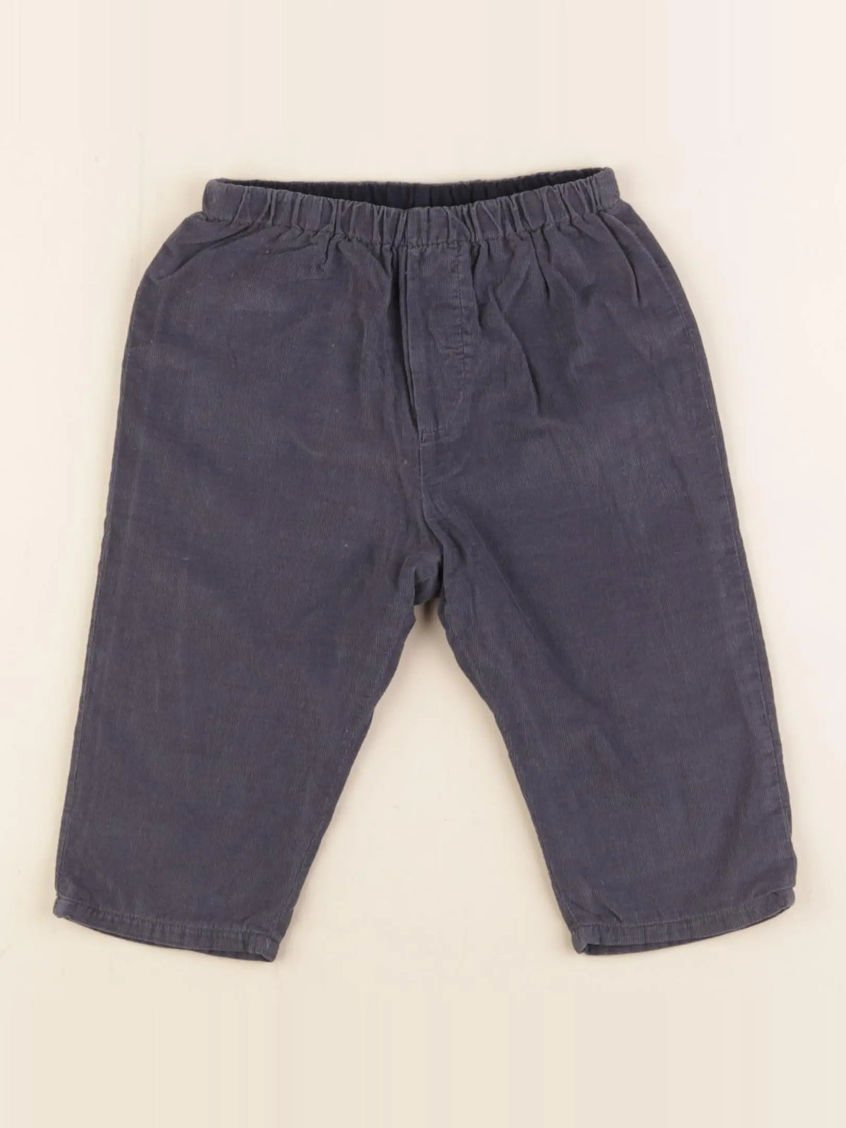 Jacadi - pantalon coton taupe - 12 mois