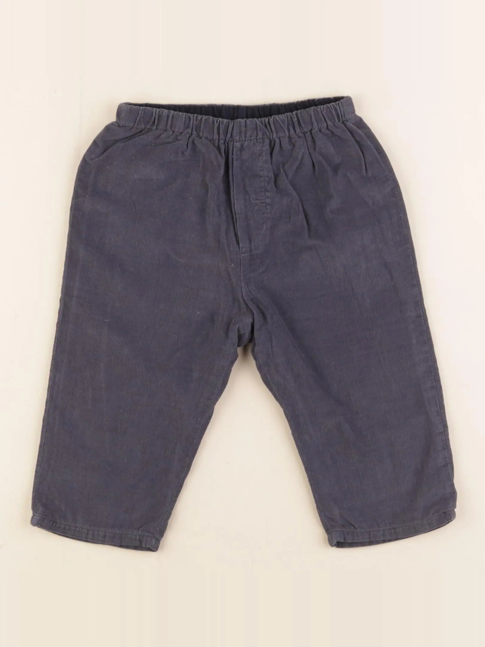 Jacadi - pantalon coton taupe - 12 mois