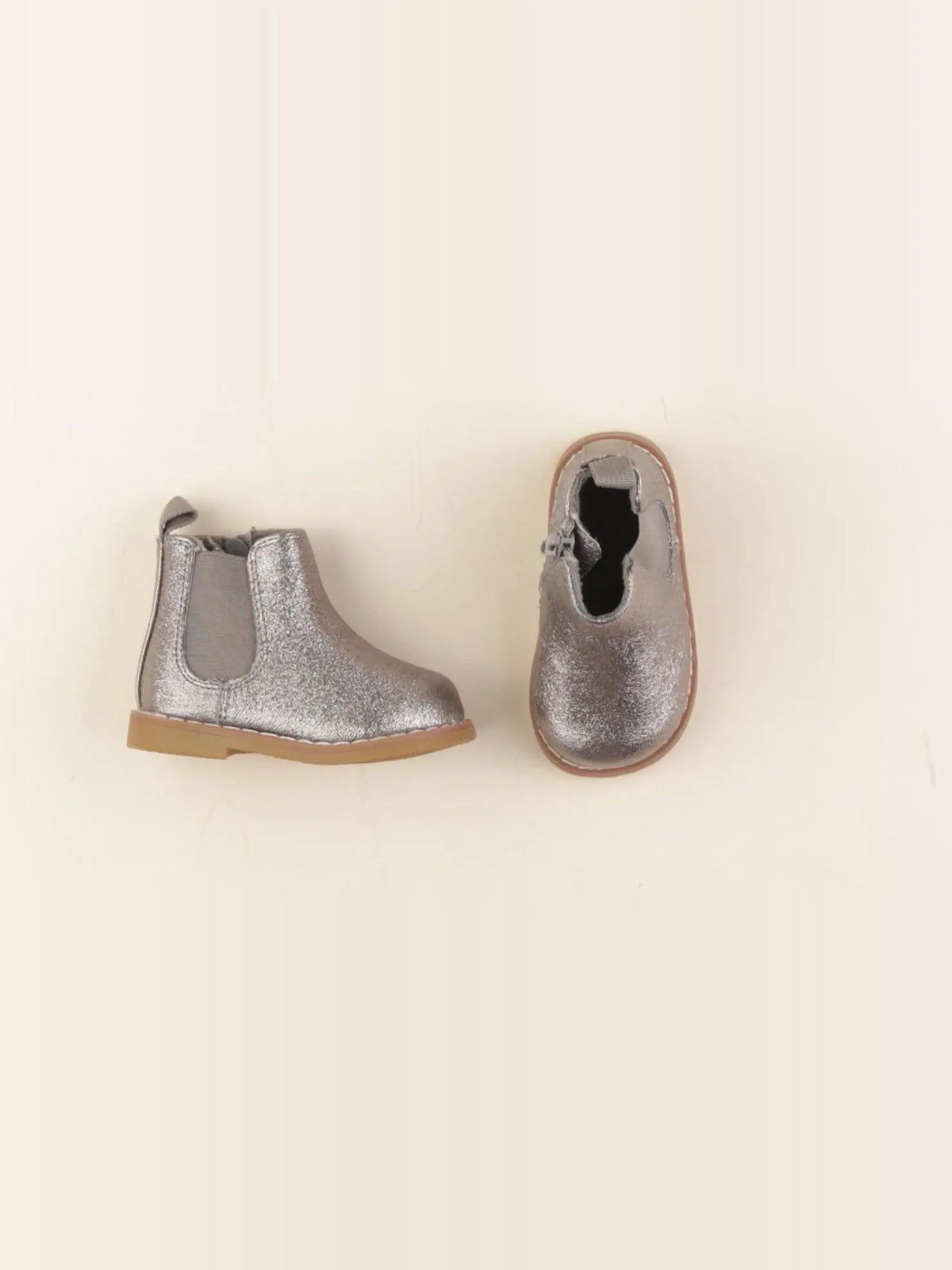 H&M - boots argent - pointure 18/19