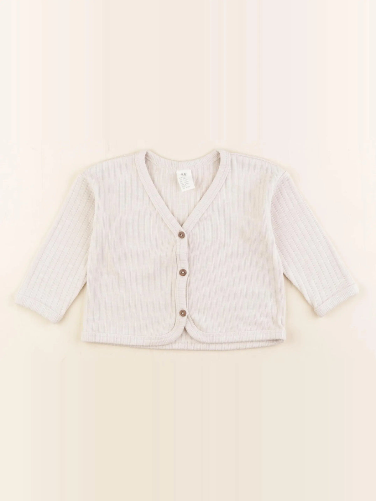 H&M - gilet beige - 9 mois