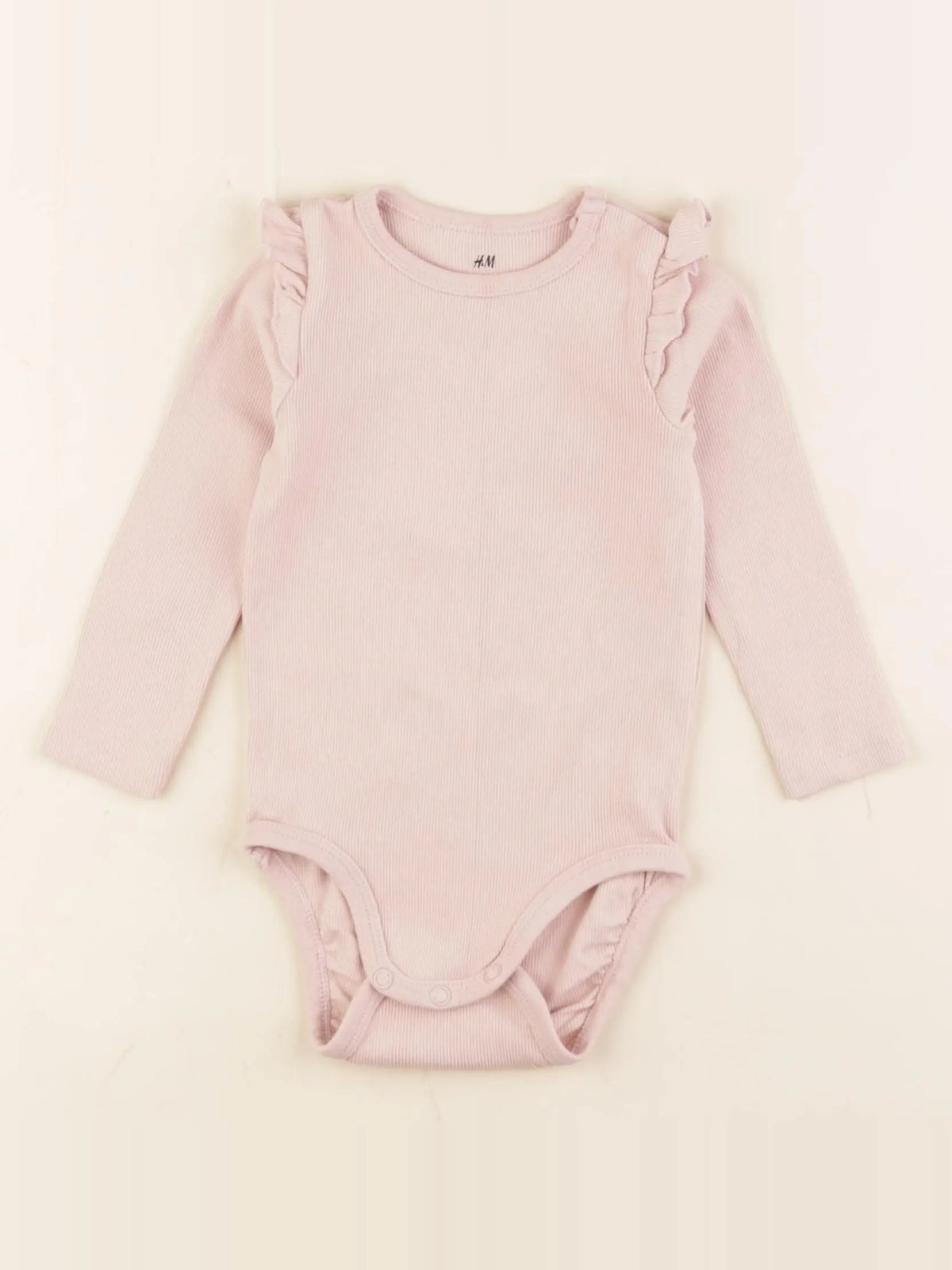 H&M - body rose - 9 mois