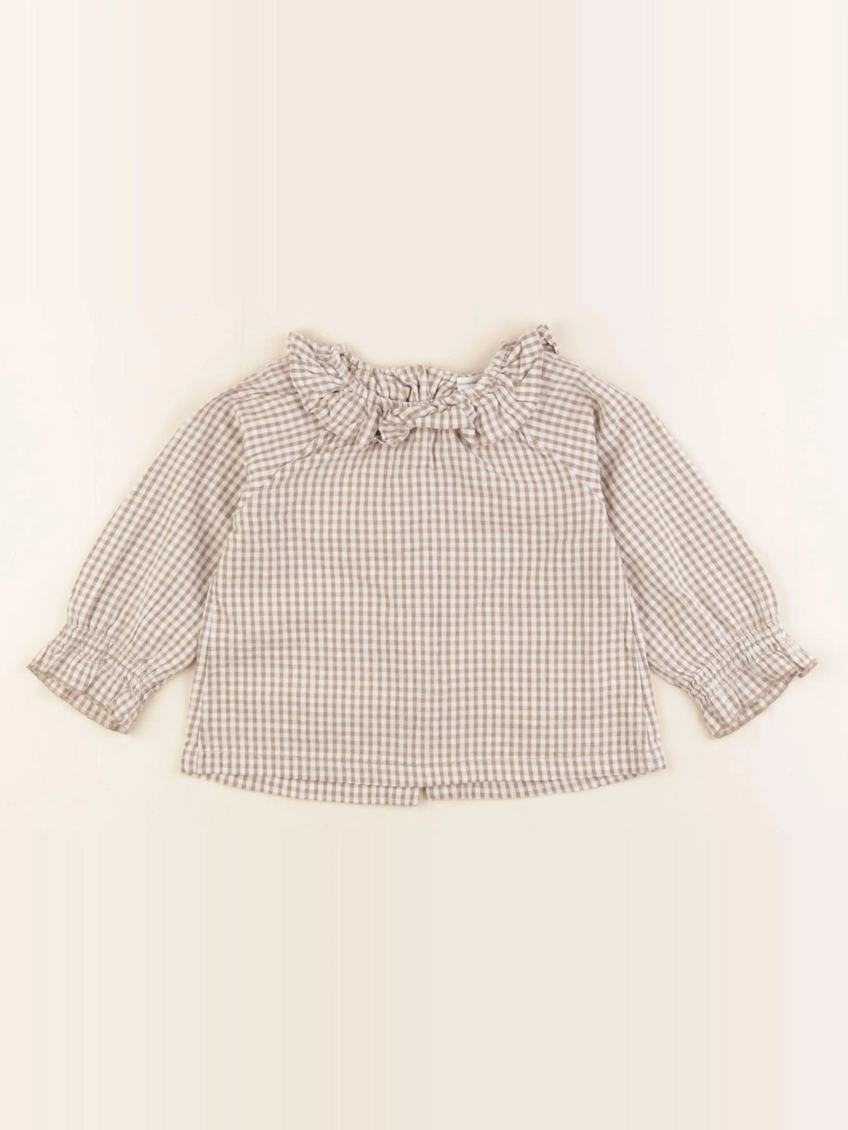 H&M - blouse marron - 9 mois