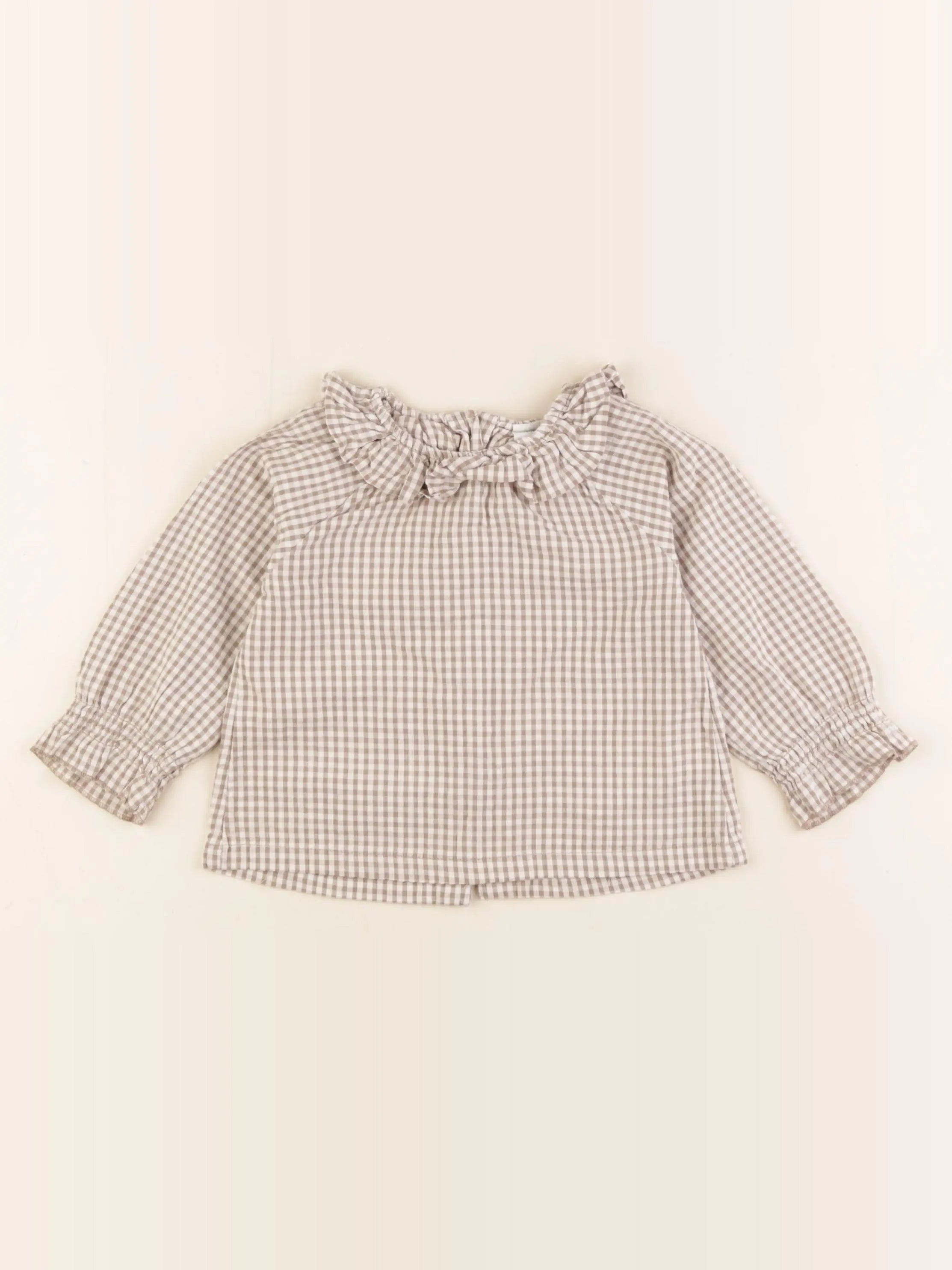 H&M - blouse marron - 9 mois