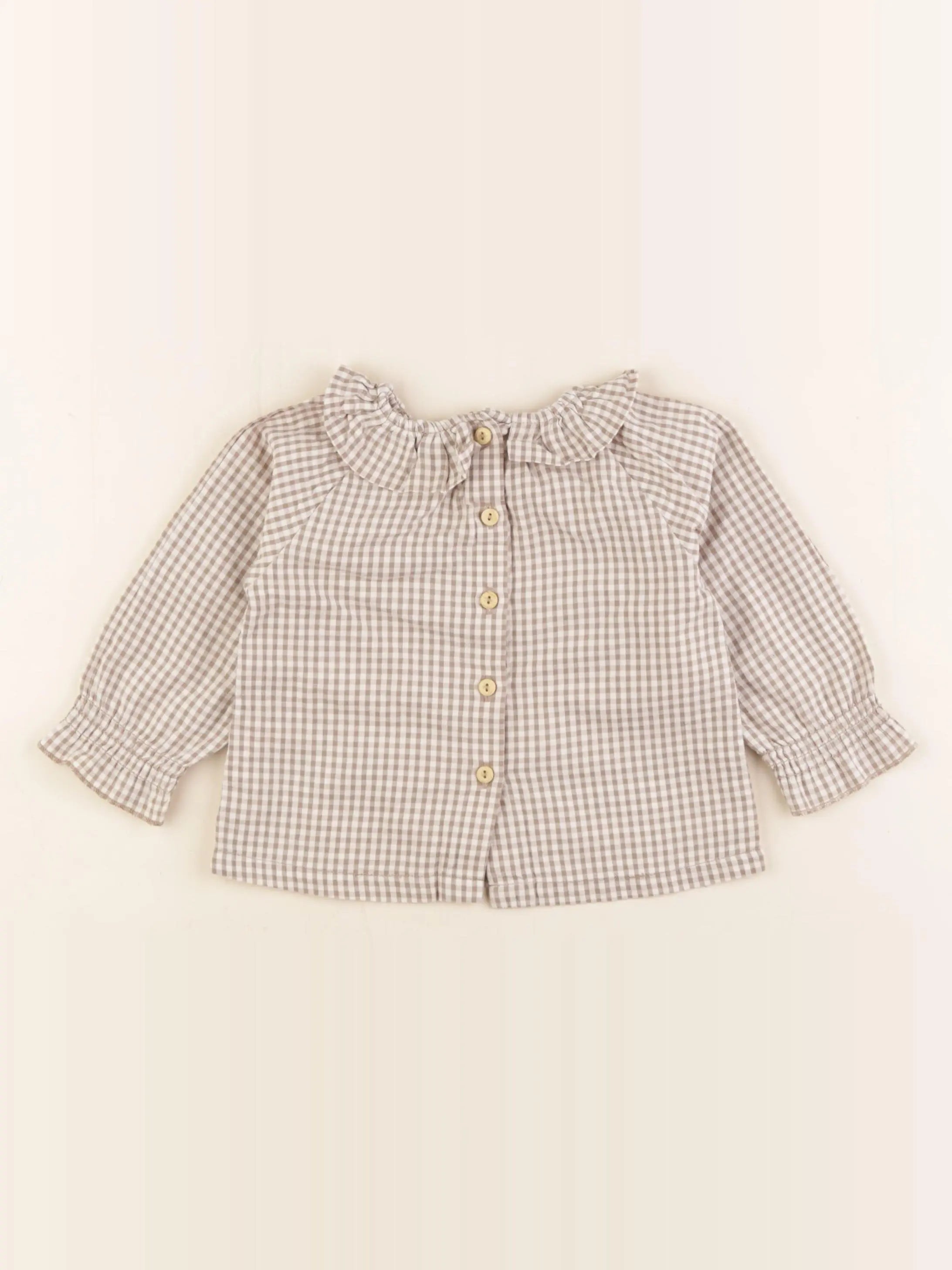 H&M - blouse marron - 9 mois