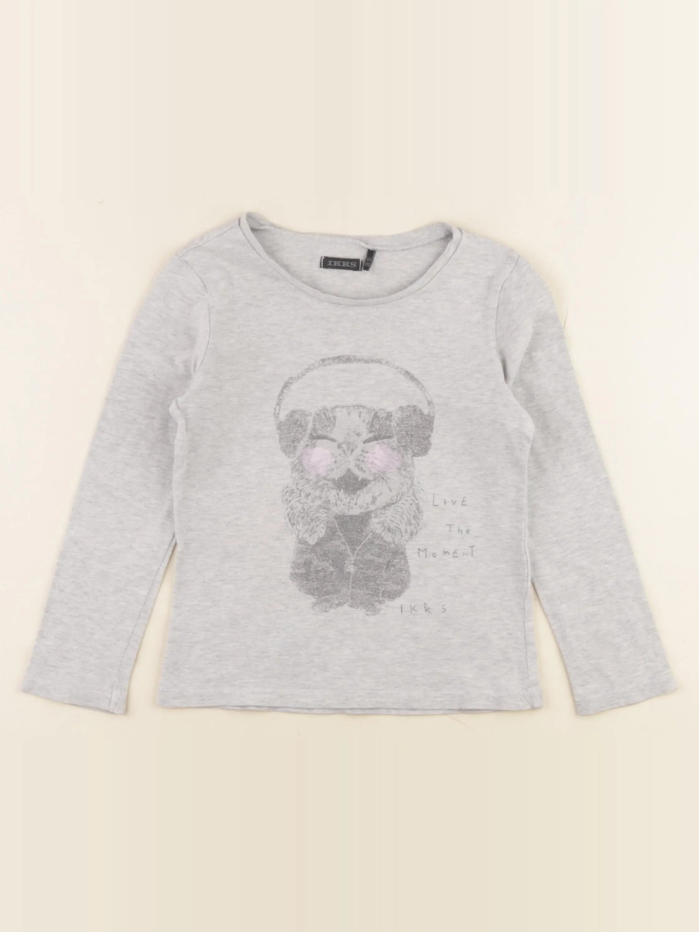 IKKS - tee-shirt gris - 5 ans