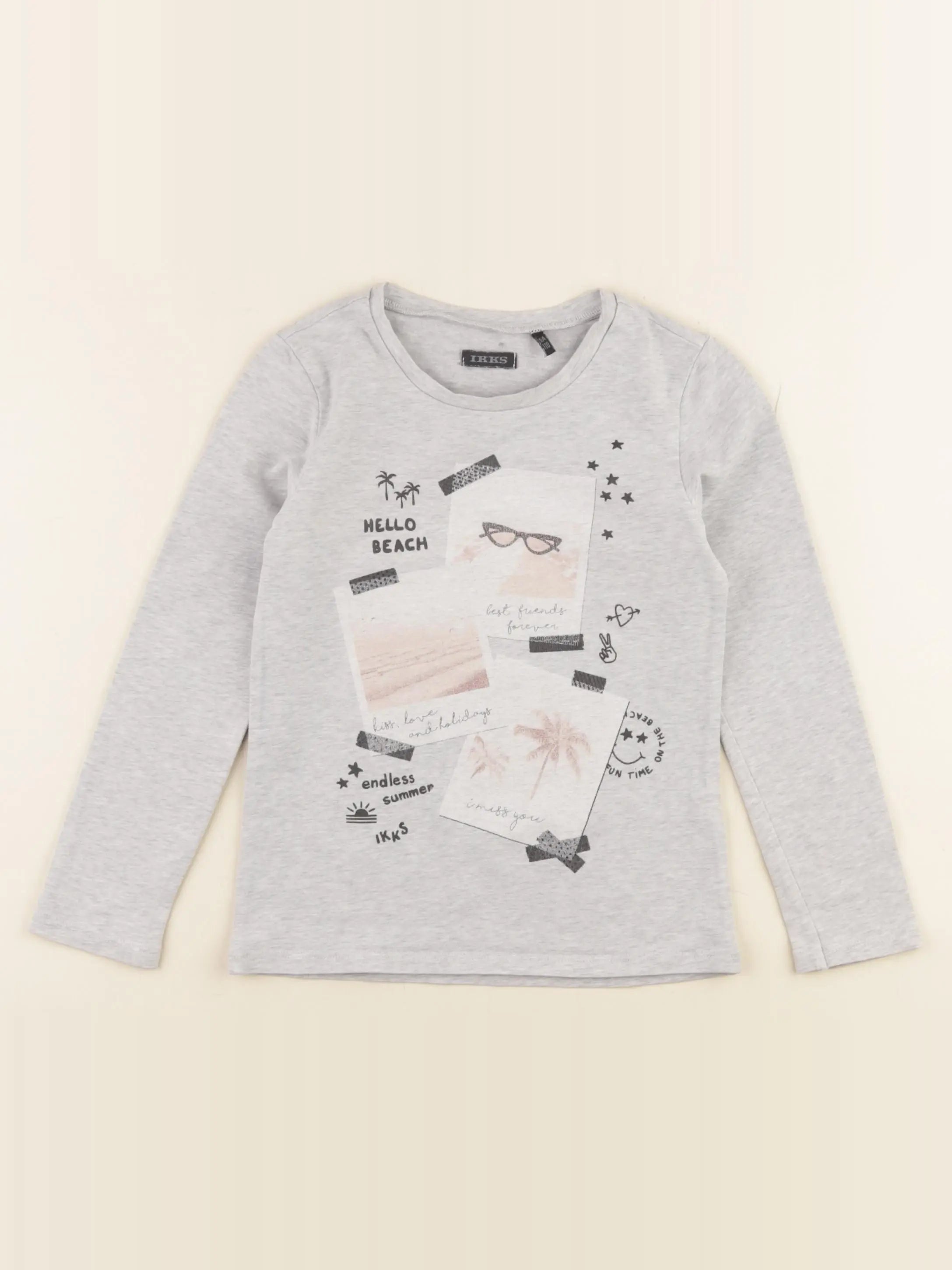 IKKS - tee-shirt gris - 5 ans