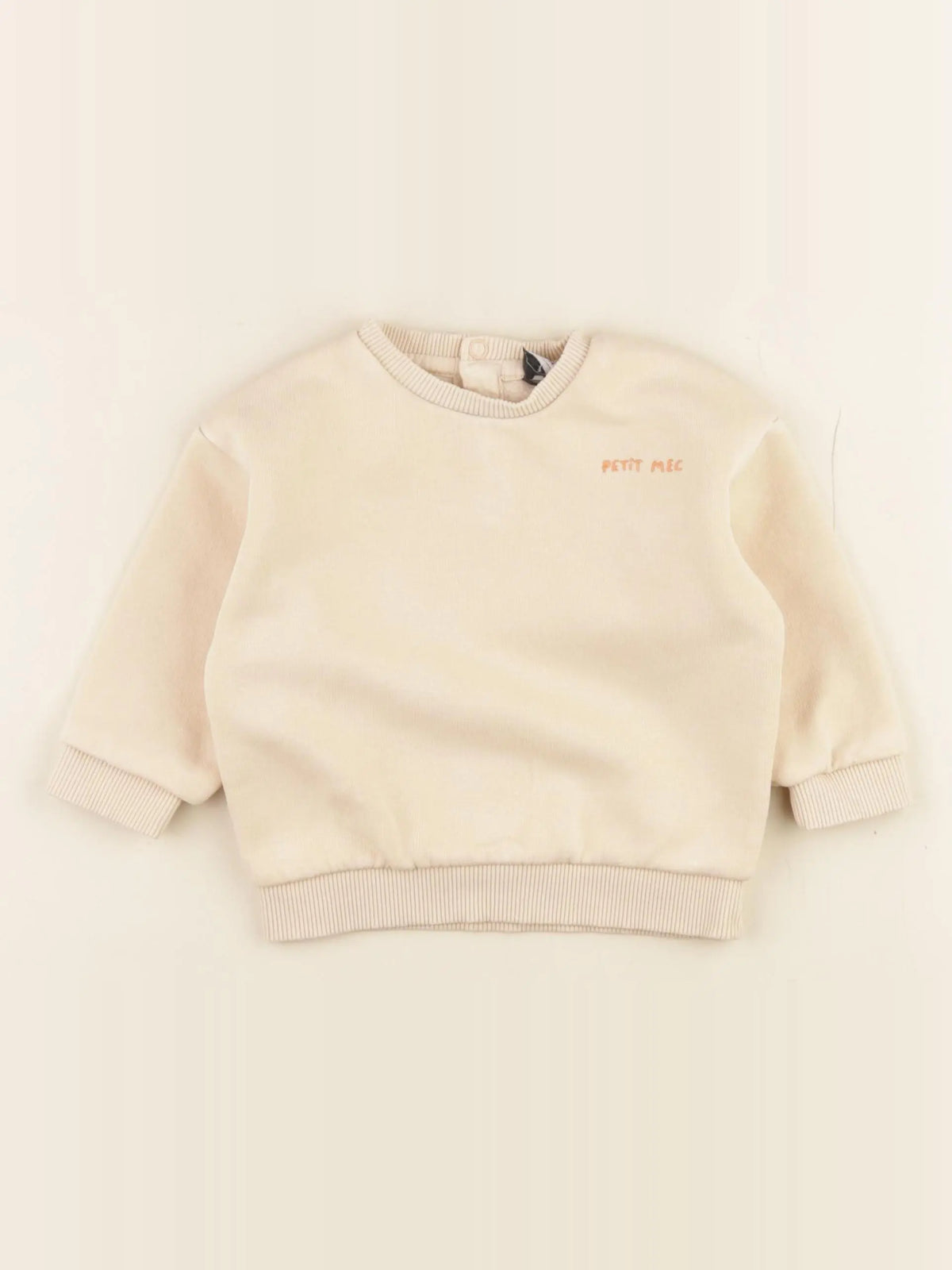 Tape à l'oeil - sweat beige - 12 mois
