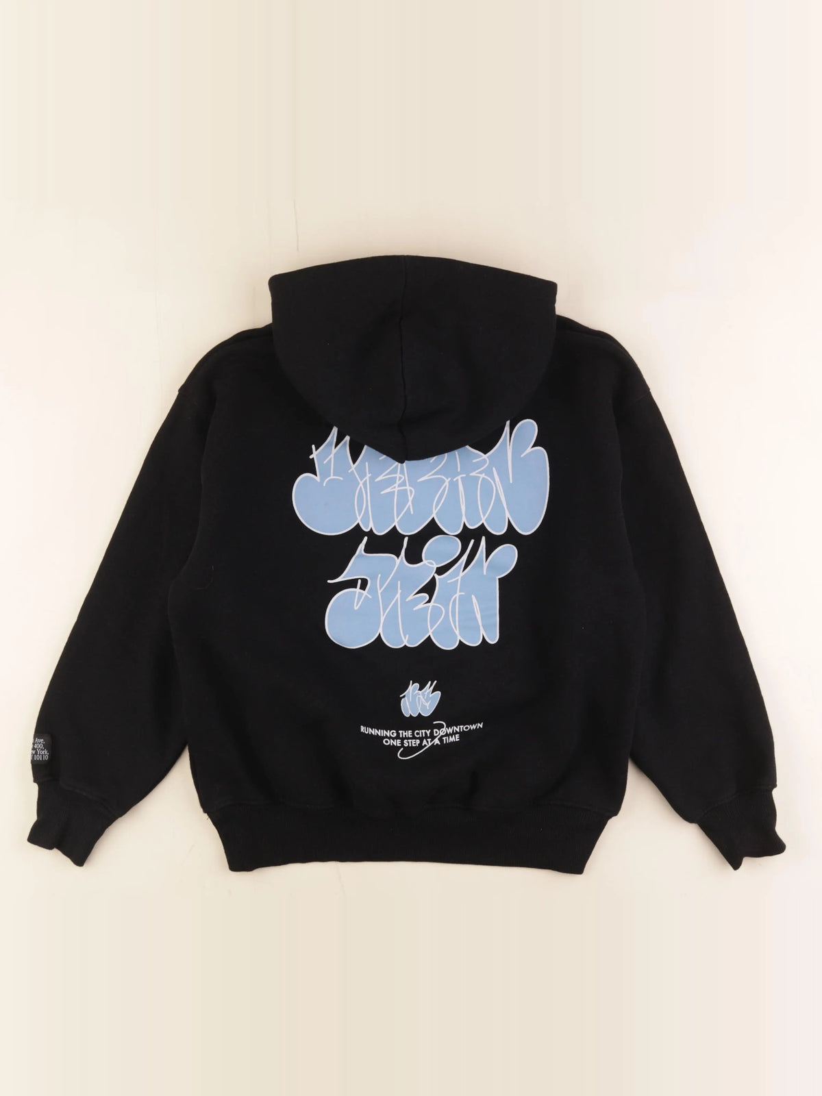 Zara - sweat imprimé au dos noir - 11/12 ans