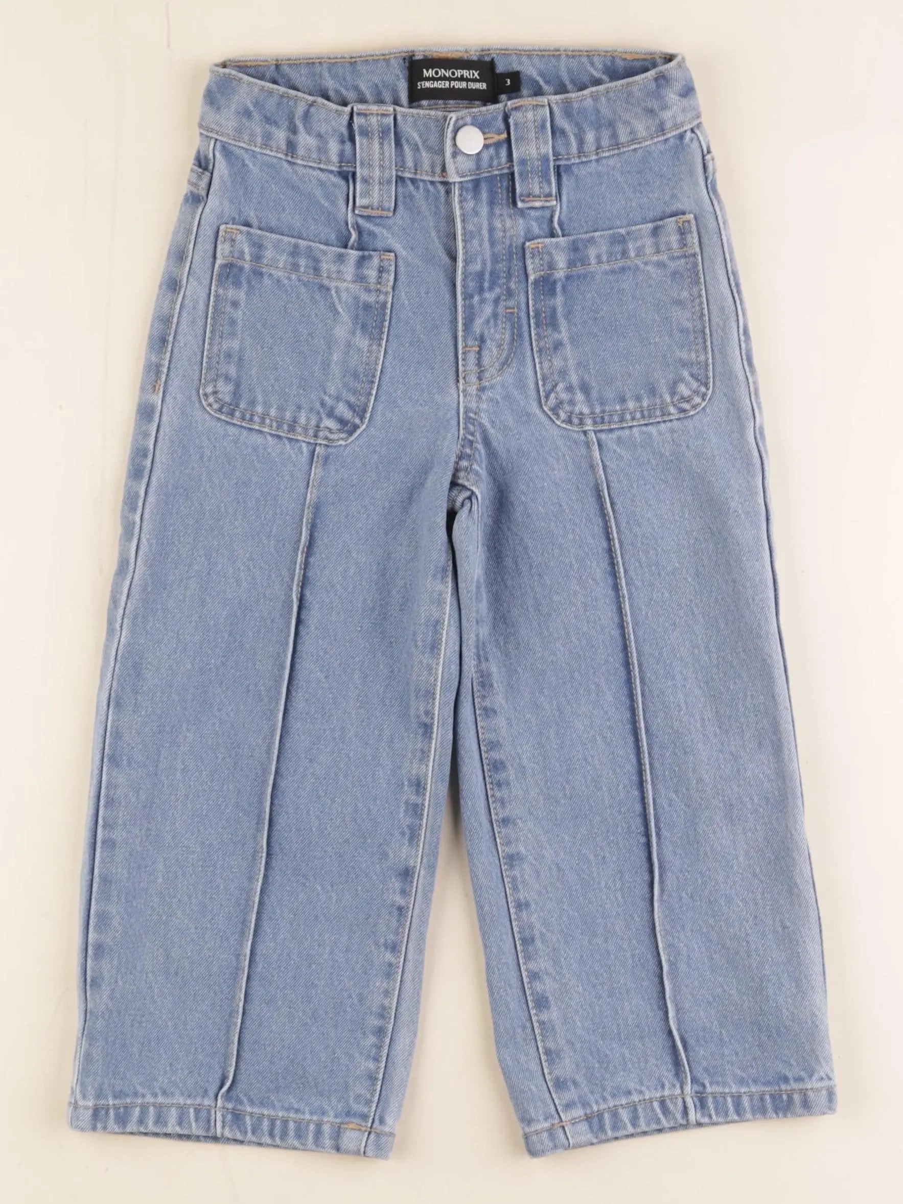 Monoprix - jean bleu - 3 ans
