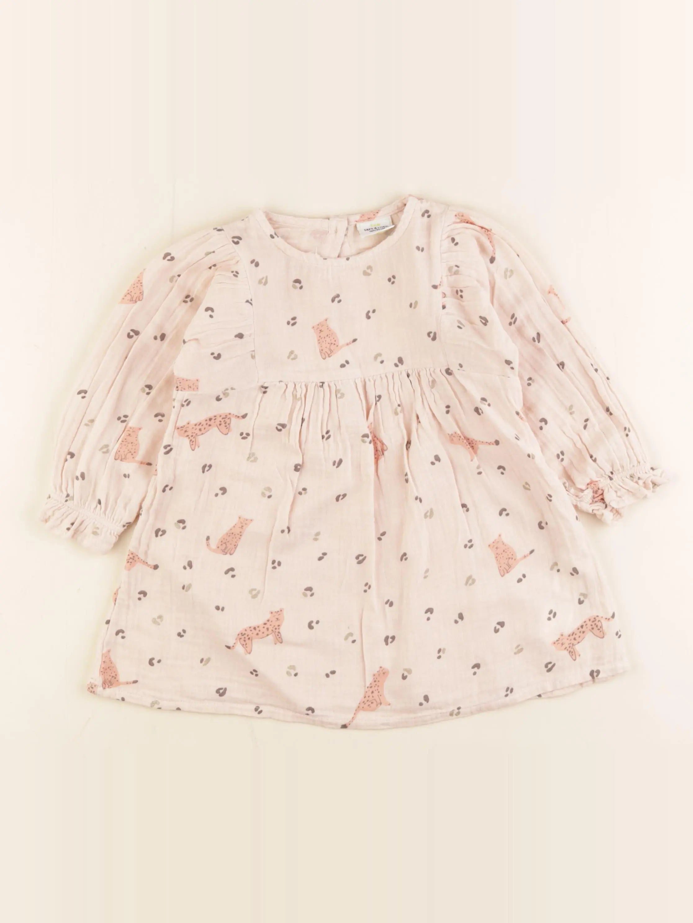 Tape à l'oeil - robe rose - 18 mois