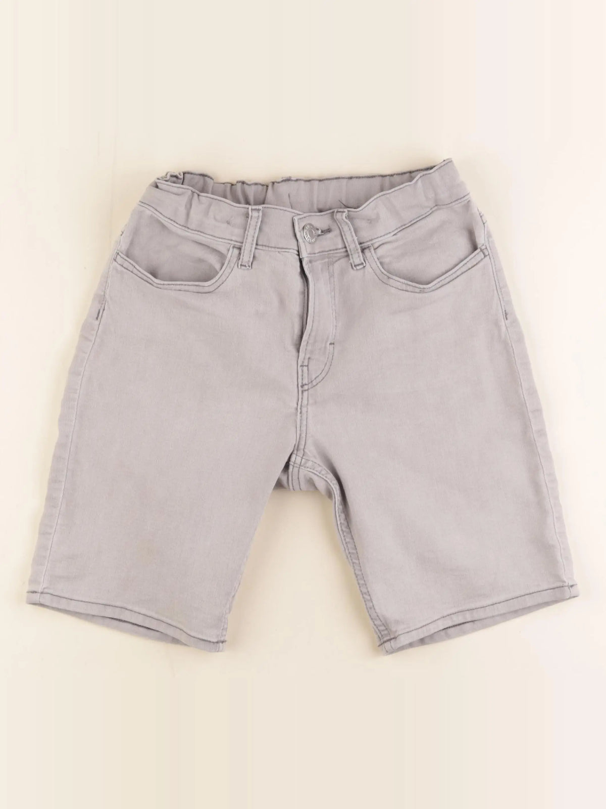 H&M - short gris - 10/11 ans