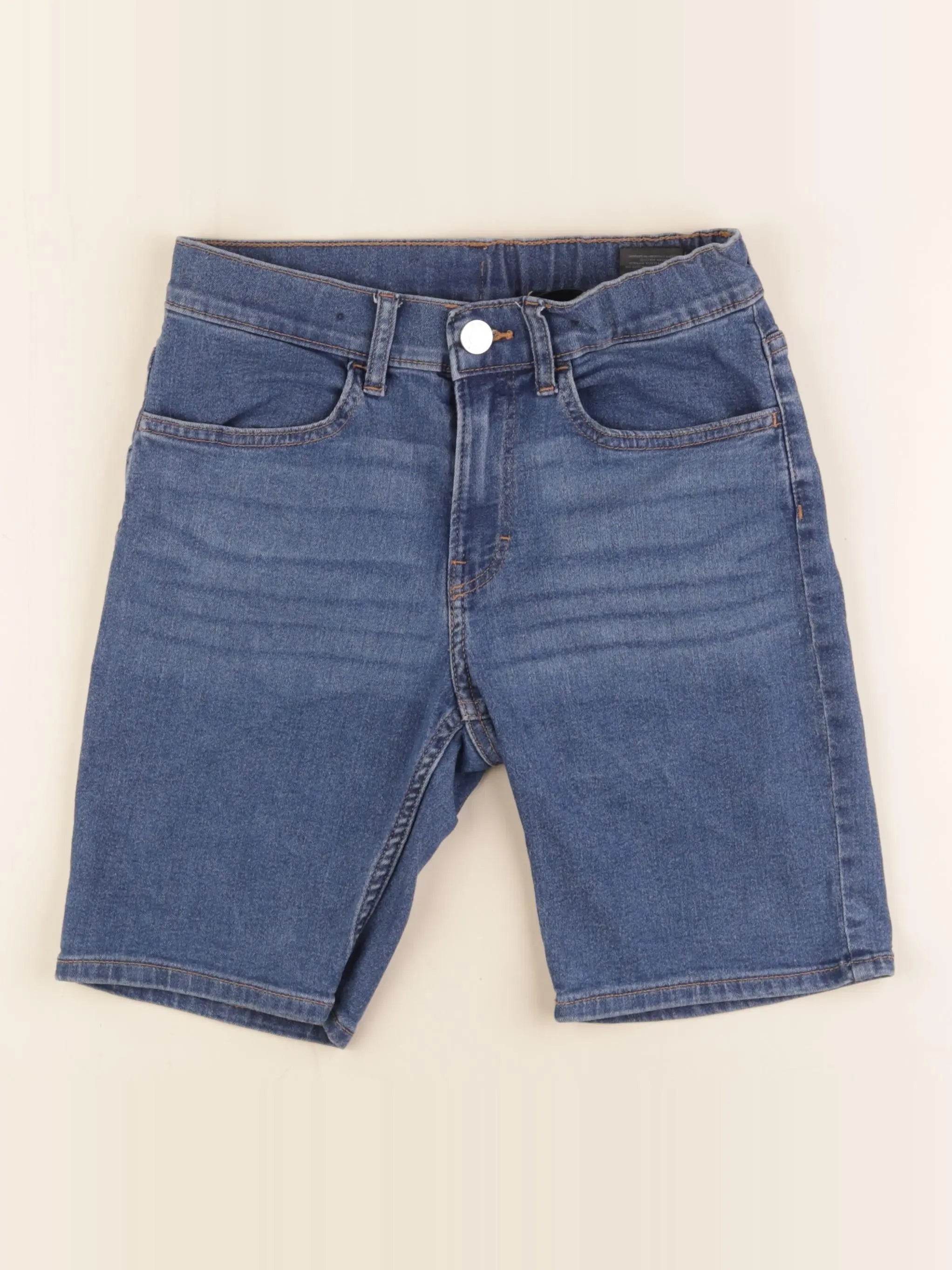 H&M - short bleu - 10/11 ans