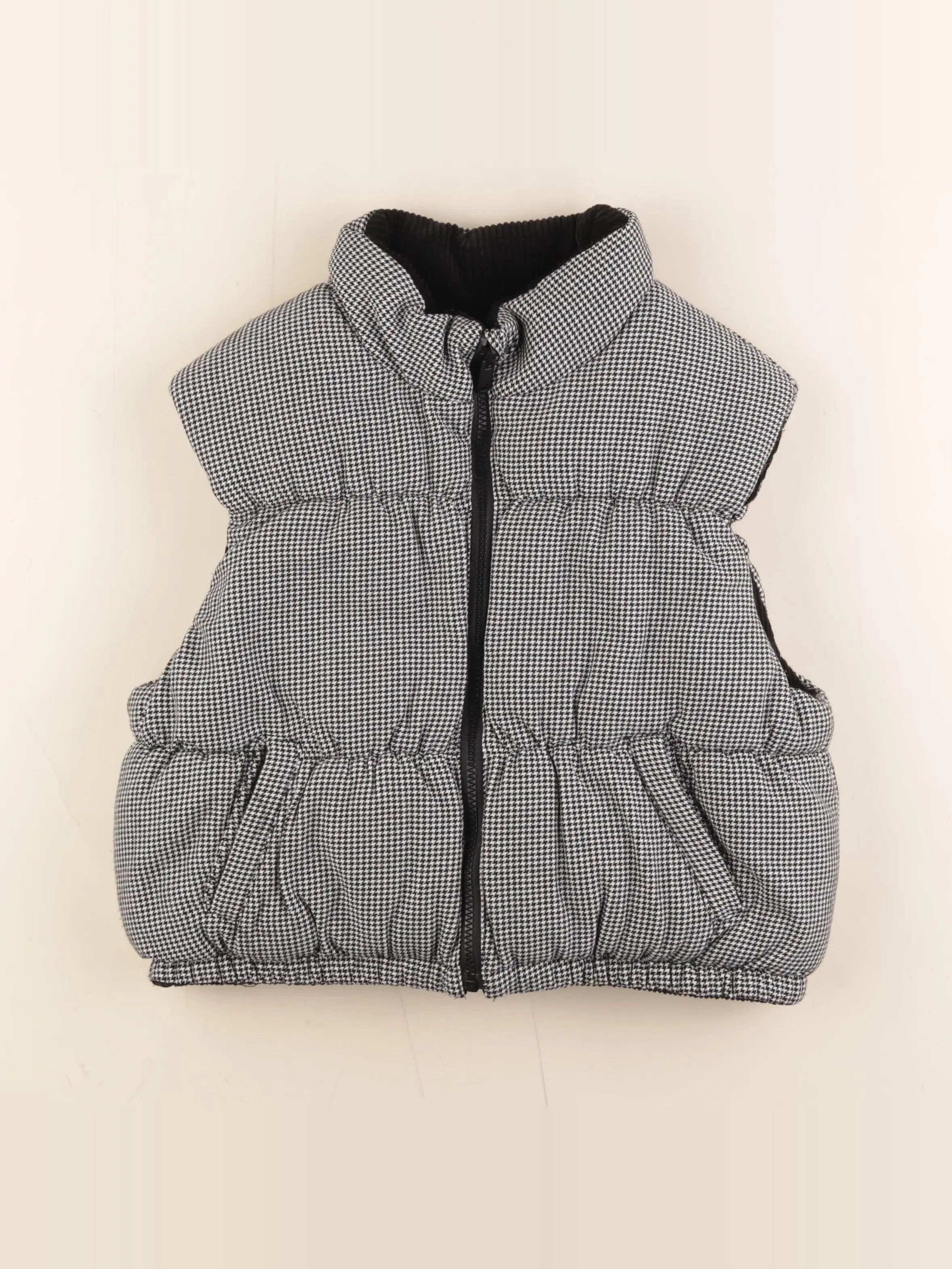 IKKS - doudoune réversible noir, blanc - 14 ans