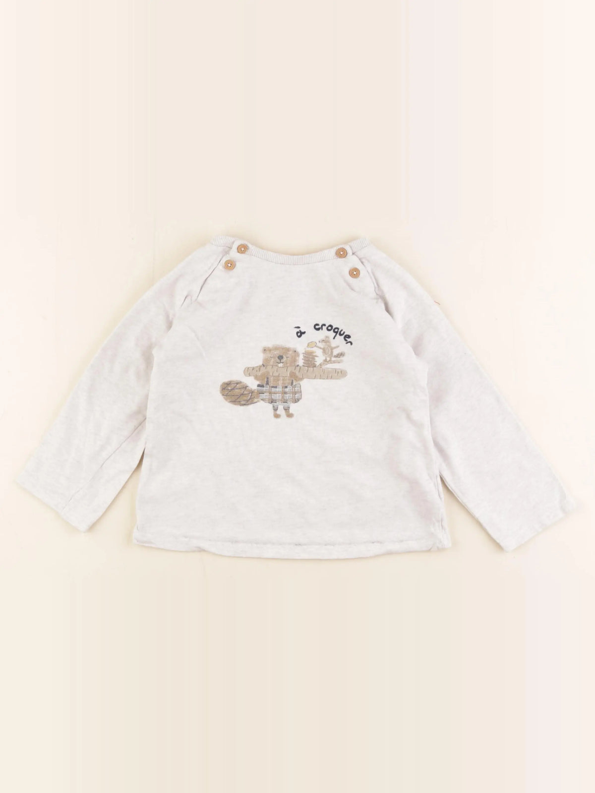 Tape à l'oeil - tee-shirt beige - 36 mois