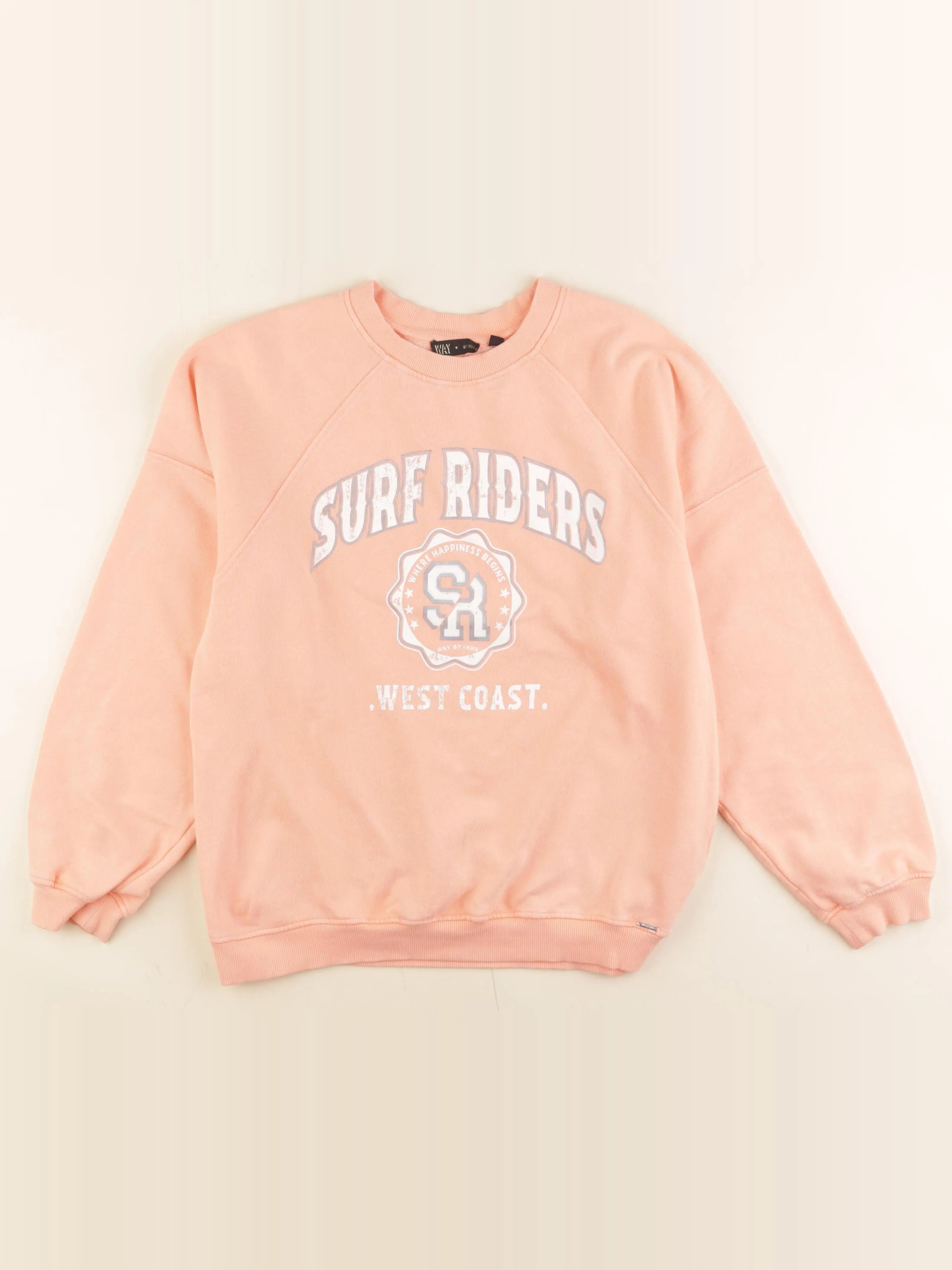 IKKS - sweat orange fluo - 14 ans