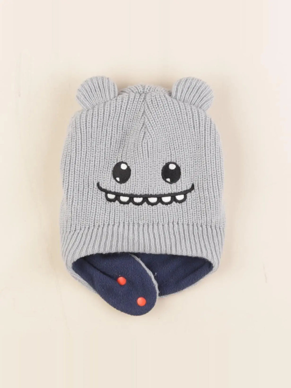 Decathlon ski - bonnet gris - 18/36 mois