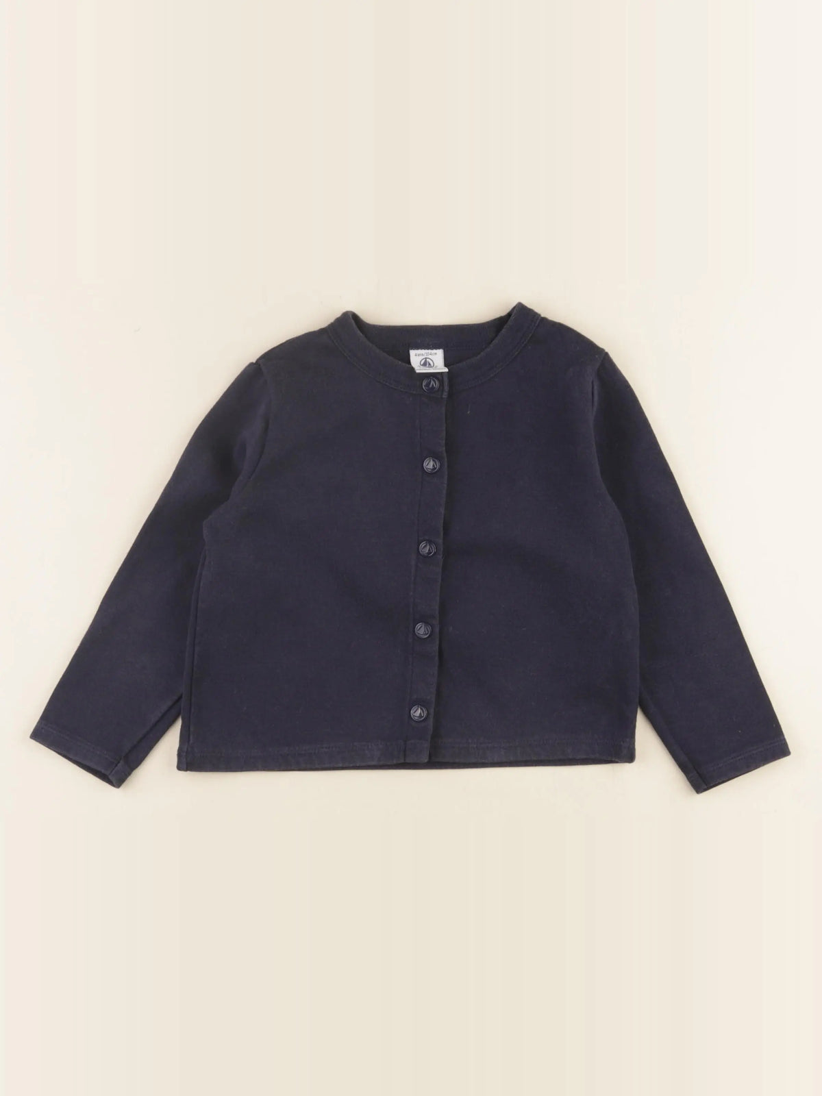 Petit Bateau - gilet bleu - 4 ans